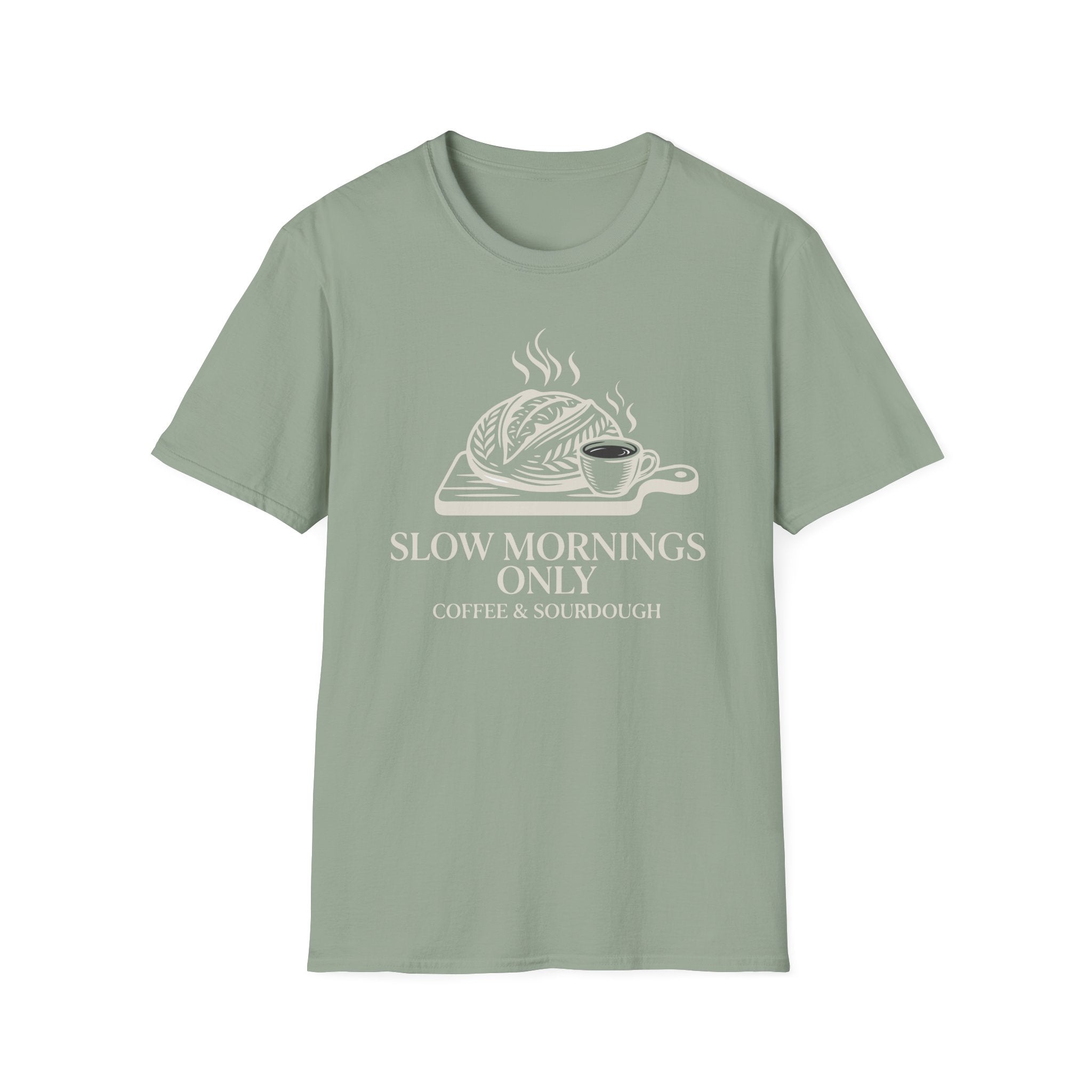 Slow Mornings Only Coffee T-Shirt