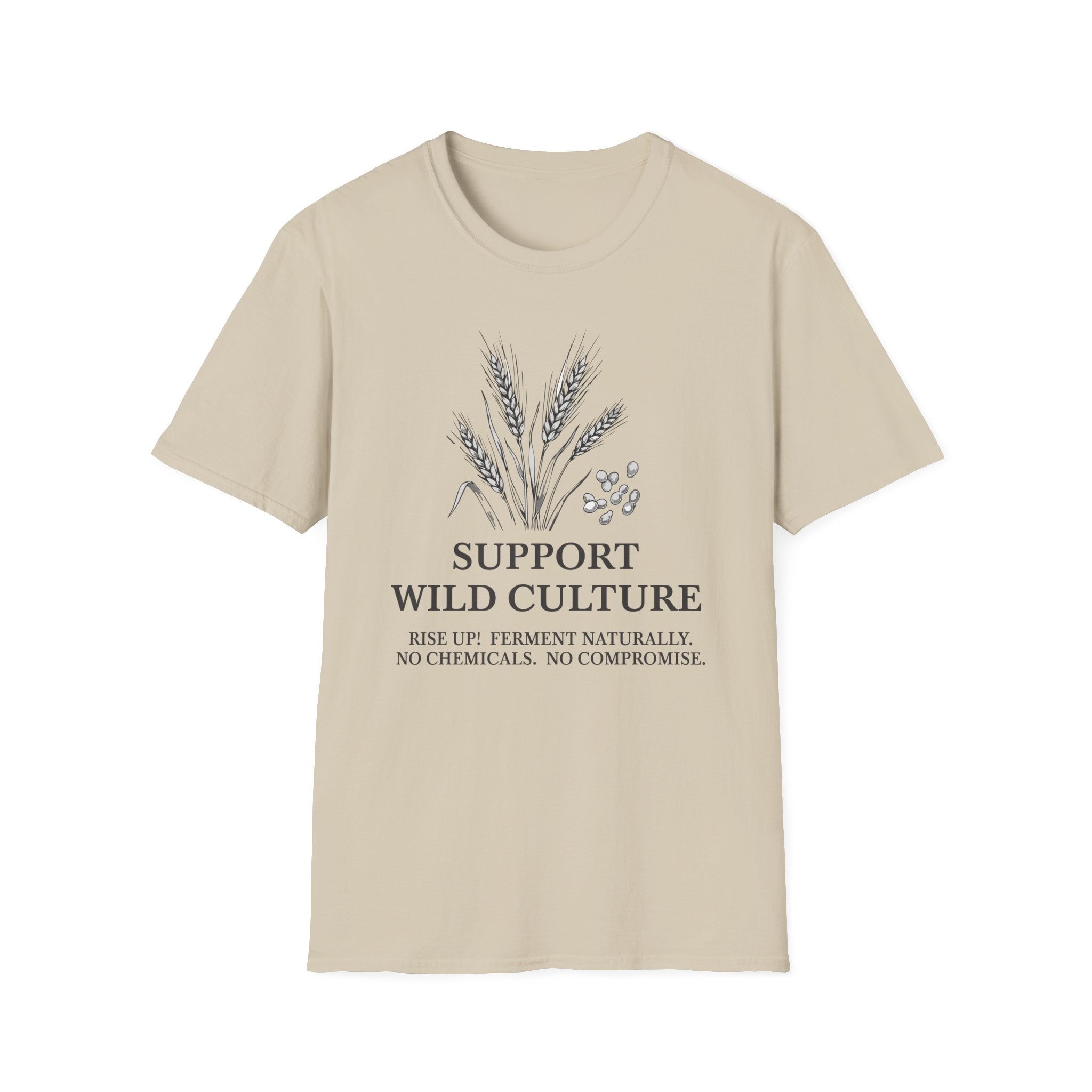 Support Wild Culture Wheat T-Shirt
