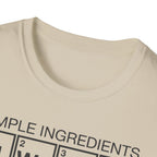 Simple Ingredients Table T-Shirt