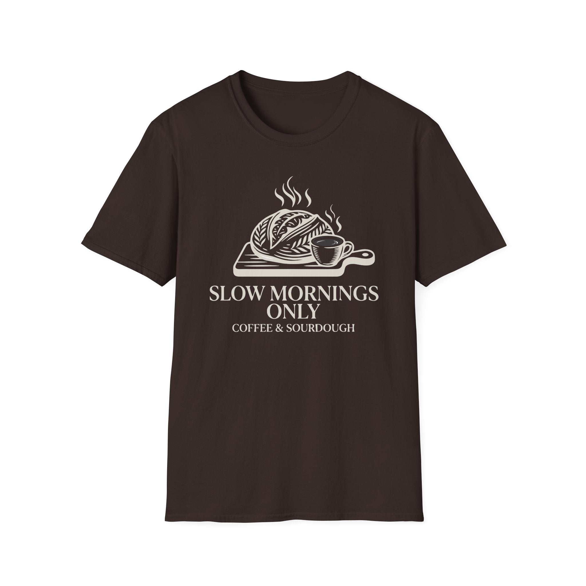 Slow Mornings Only Coffee T-Shirt