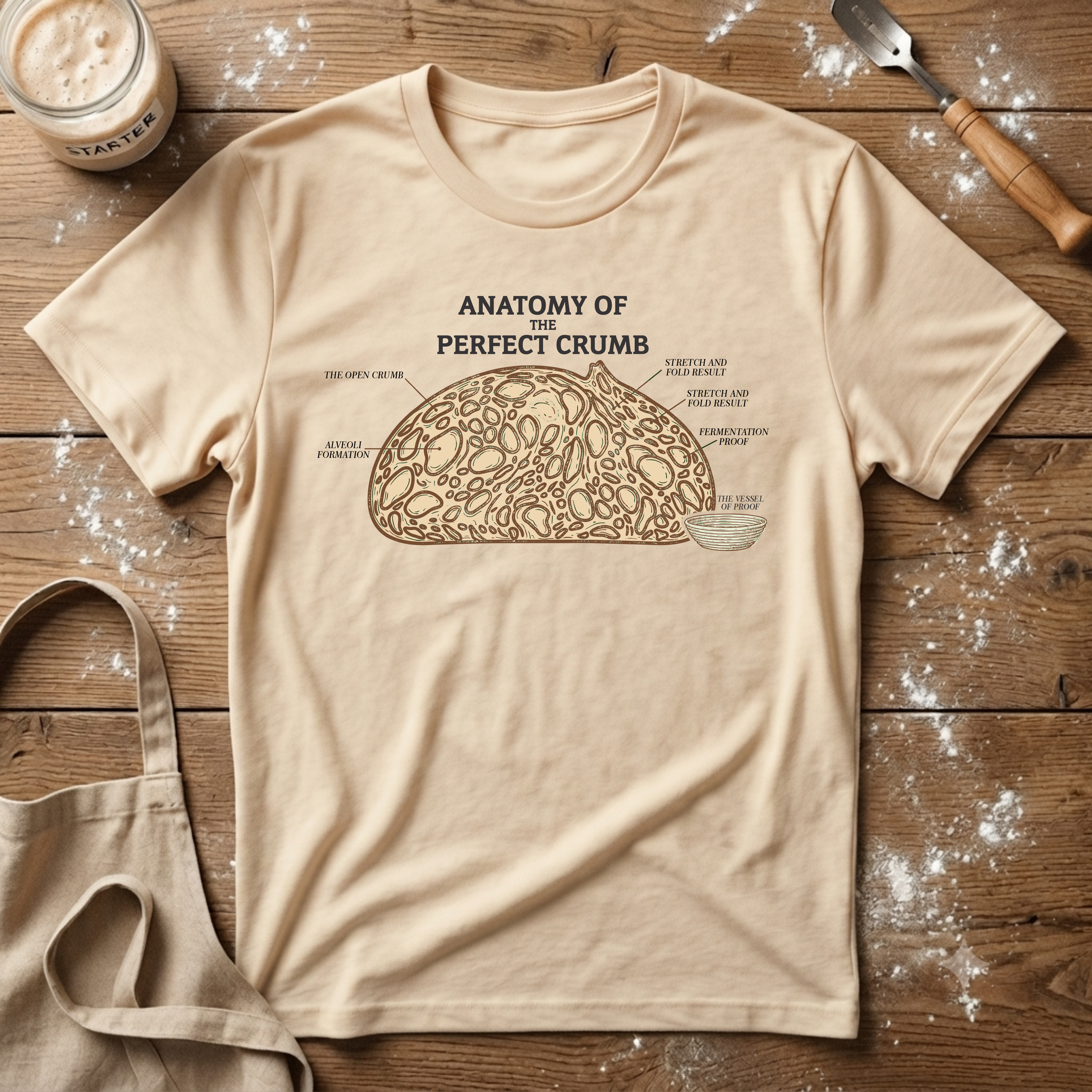 Anatomy of the Perfect Crumb T-Shirt