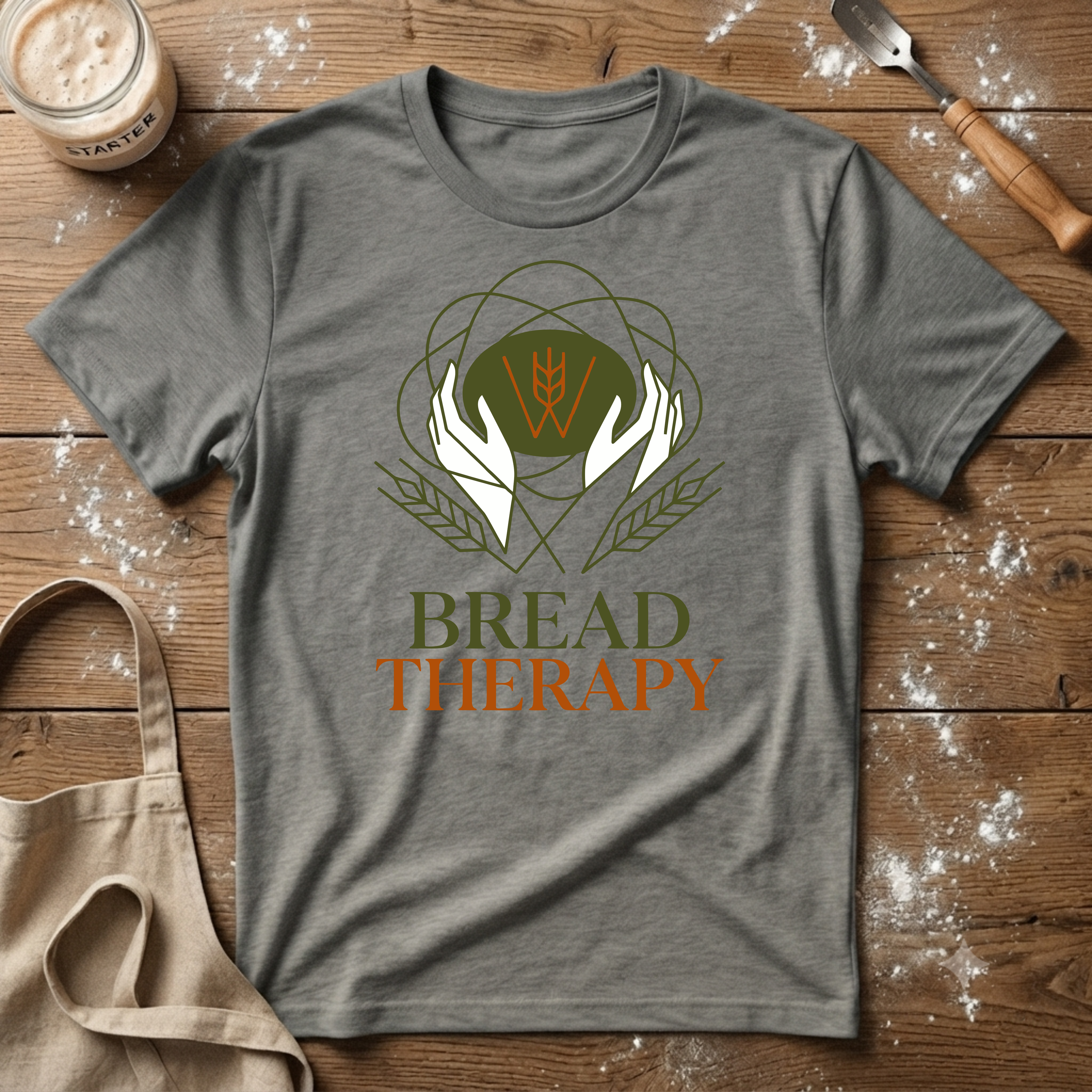 Bread Therapy Line Hands T-Shirt