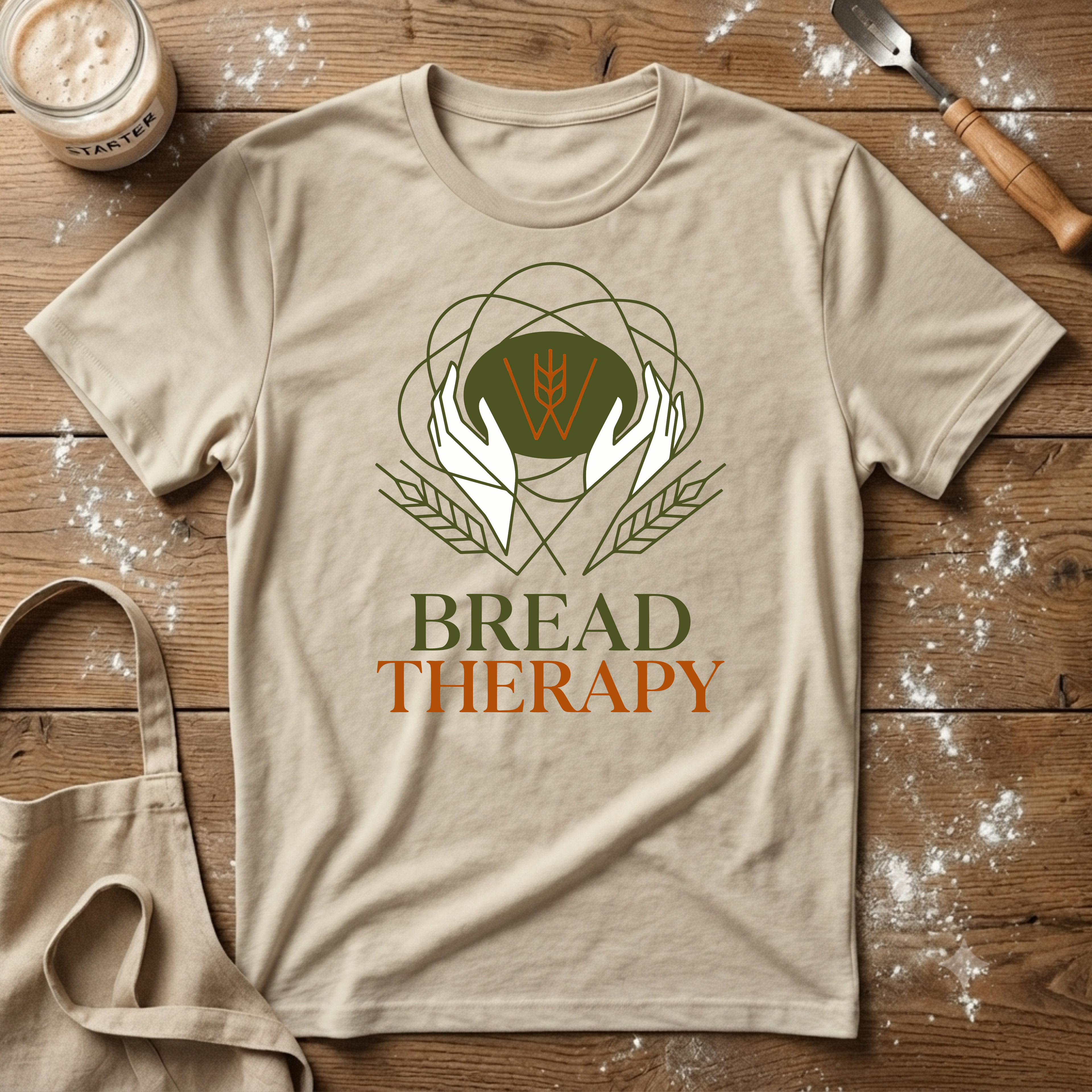 Bread Therapy Line Hands T-Shirt