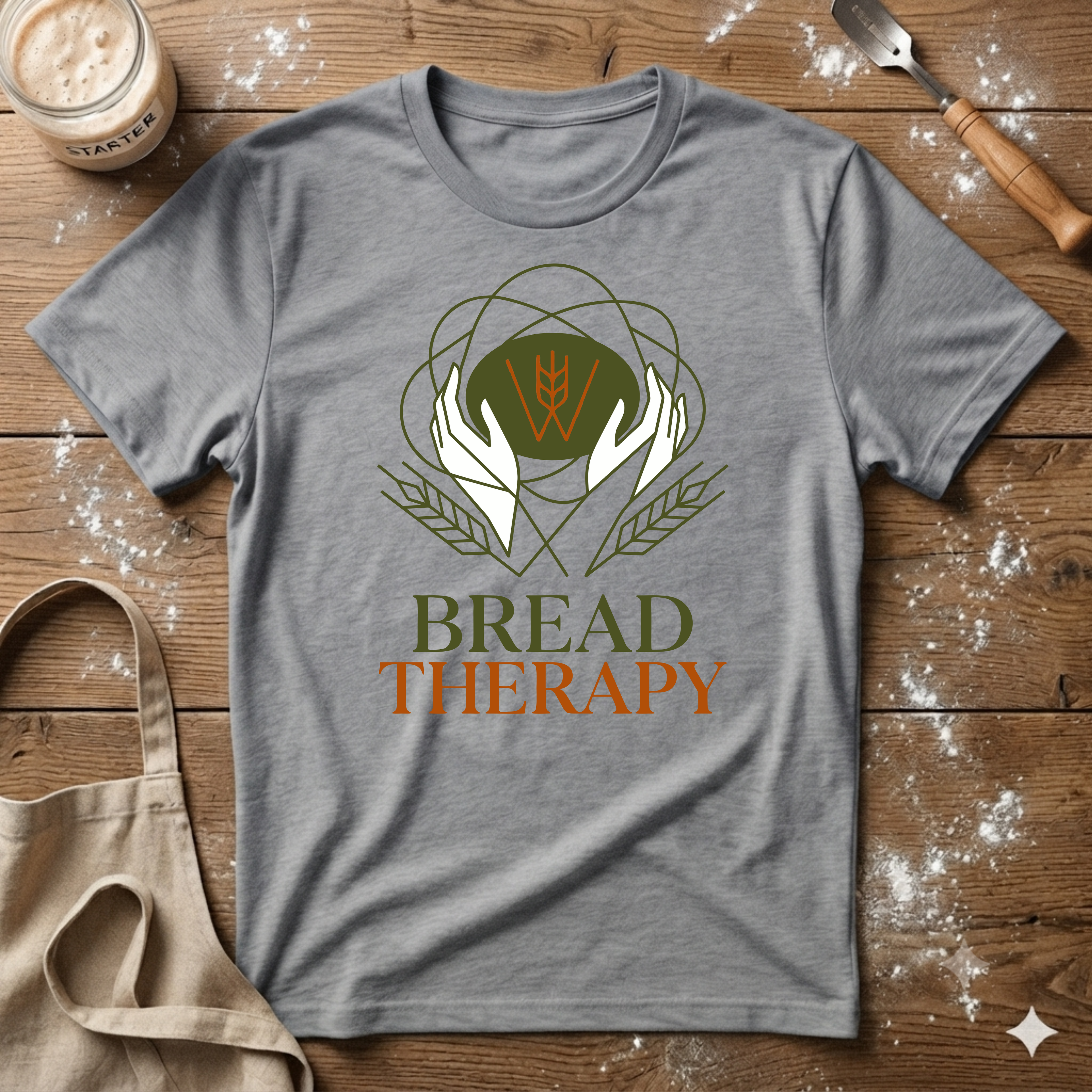 Bread Therapy Line Hands T-Shirt