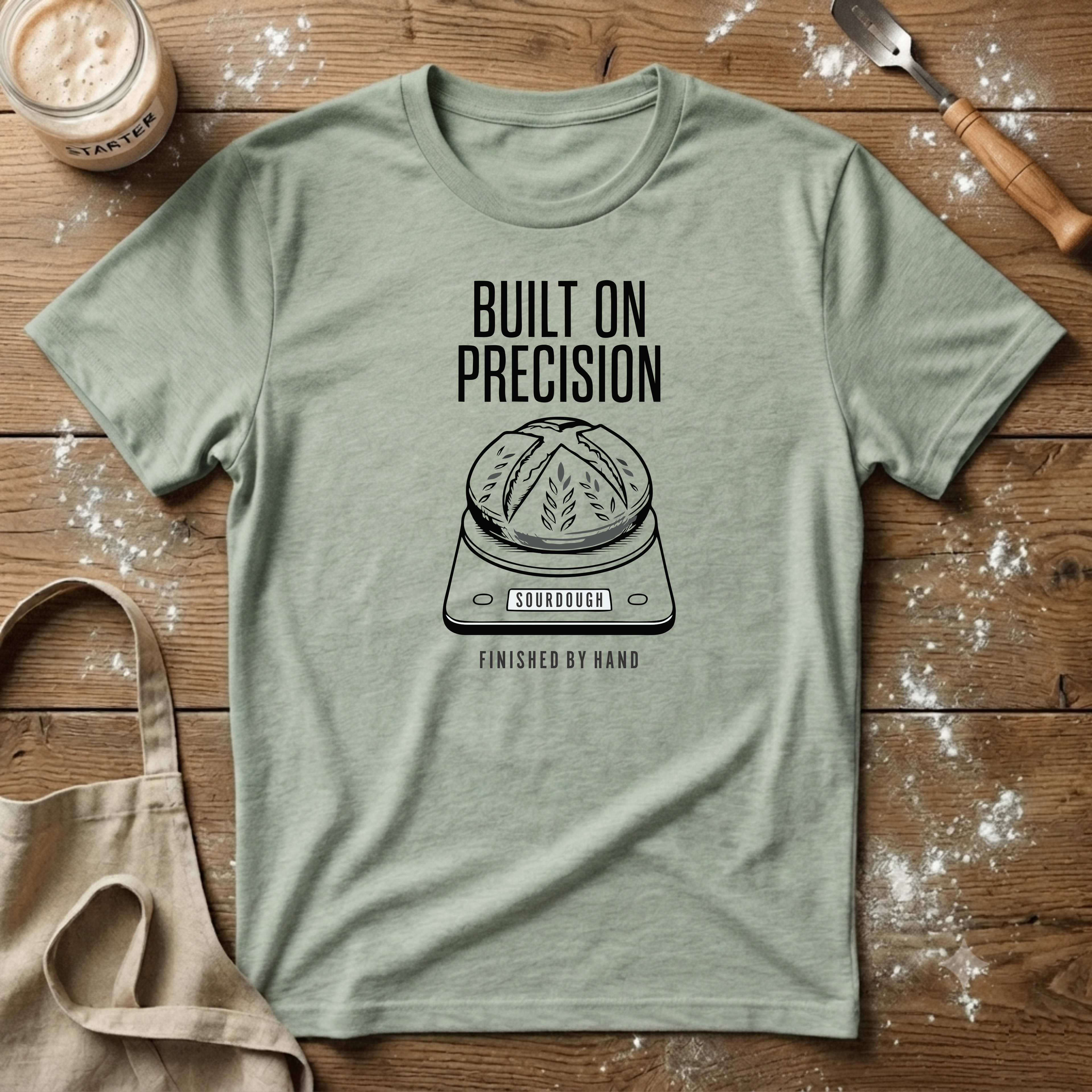 Built on Precision Sourdough T-Shirt