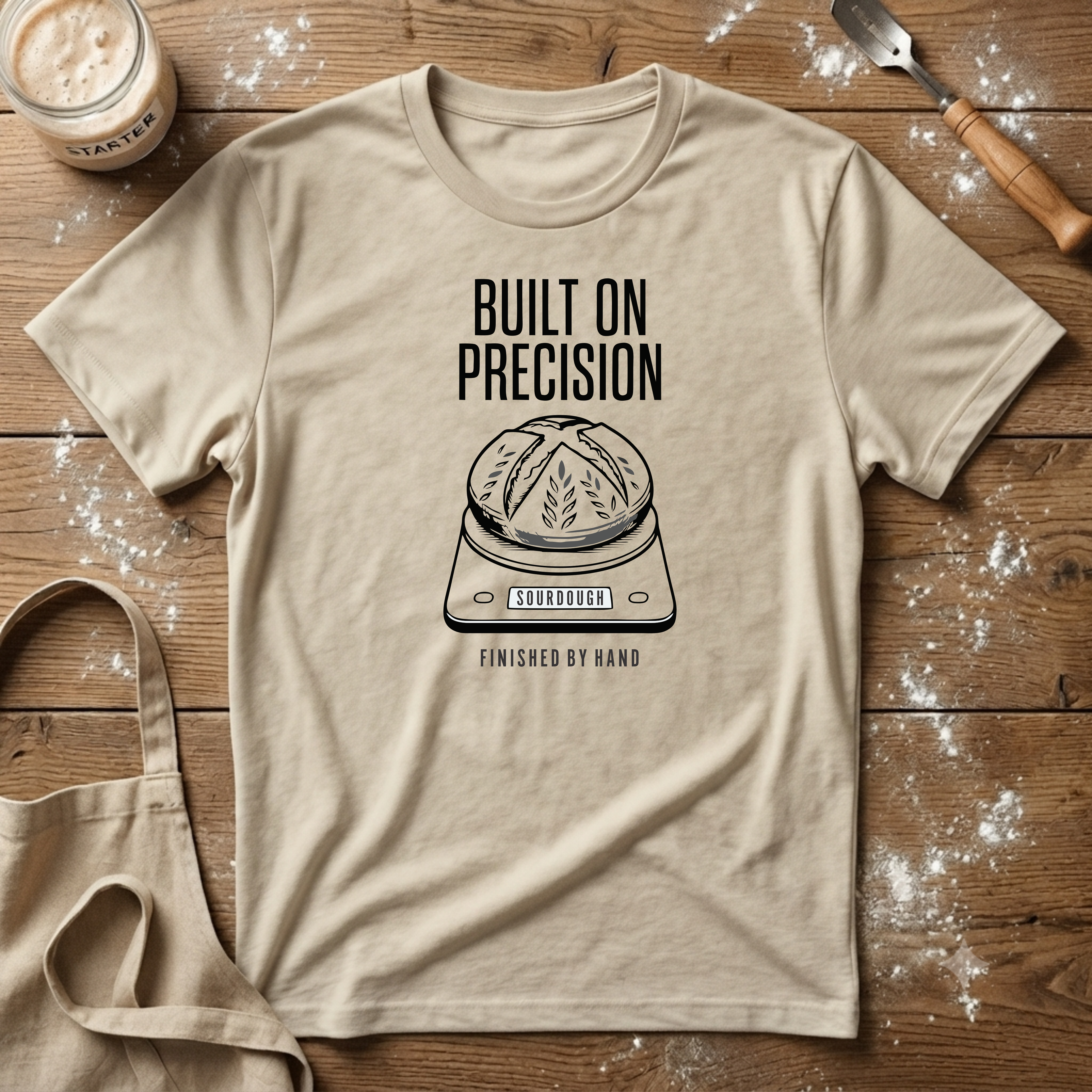 Built on Precision Sourdough T-Shirt
