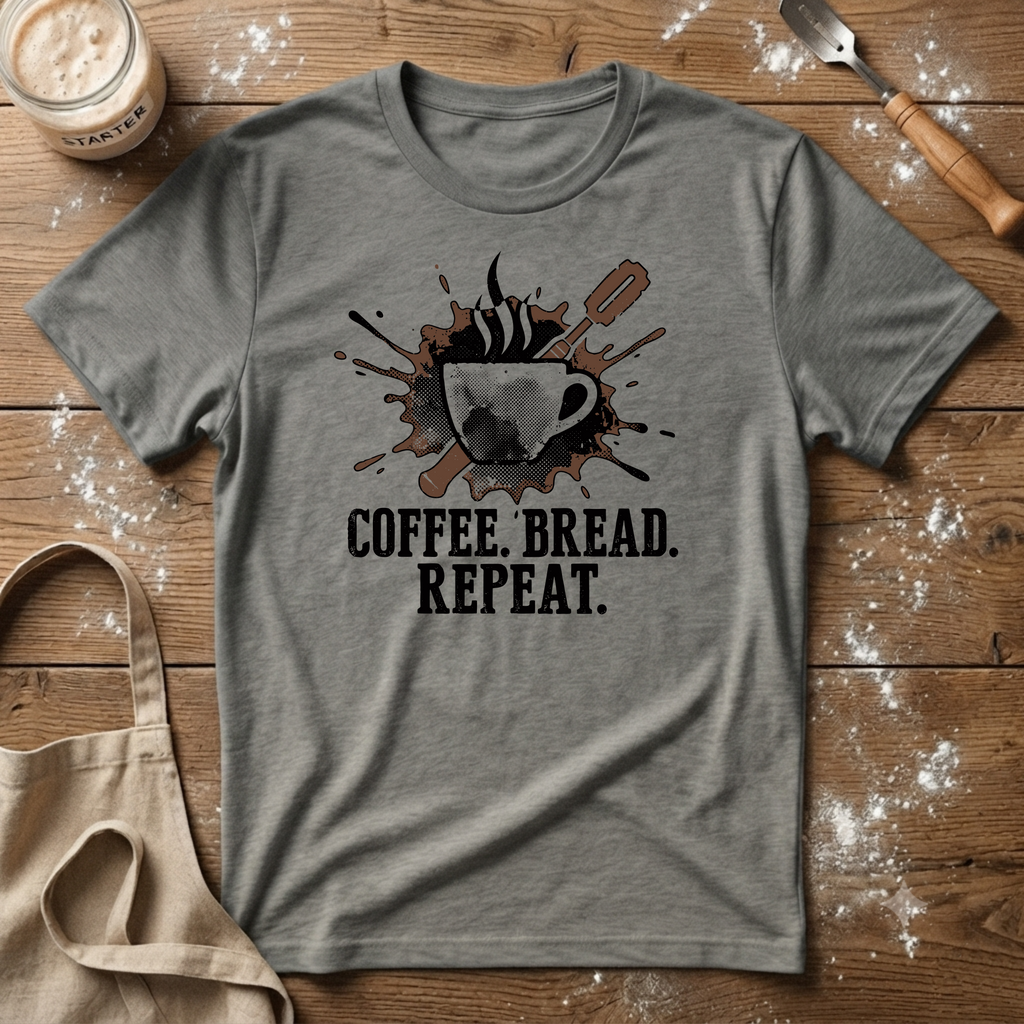 Coffee Bread Repeat Cup T-Shirt
