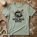 Coffee Bread Repeat Cup T-Shirt