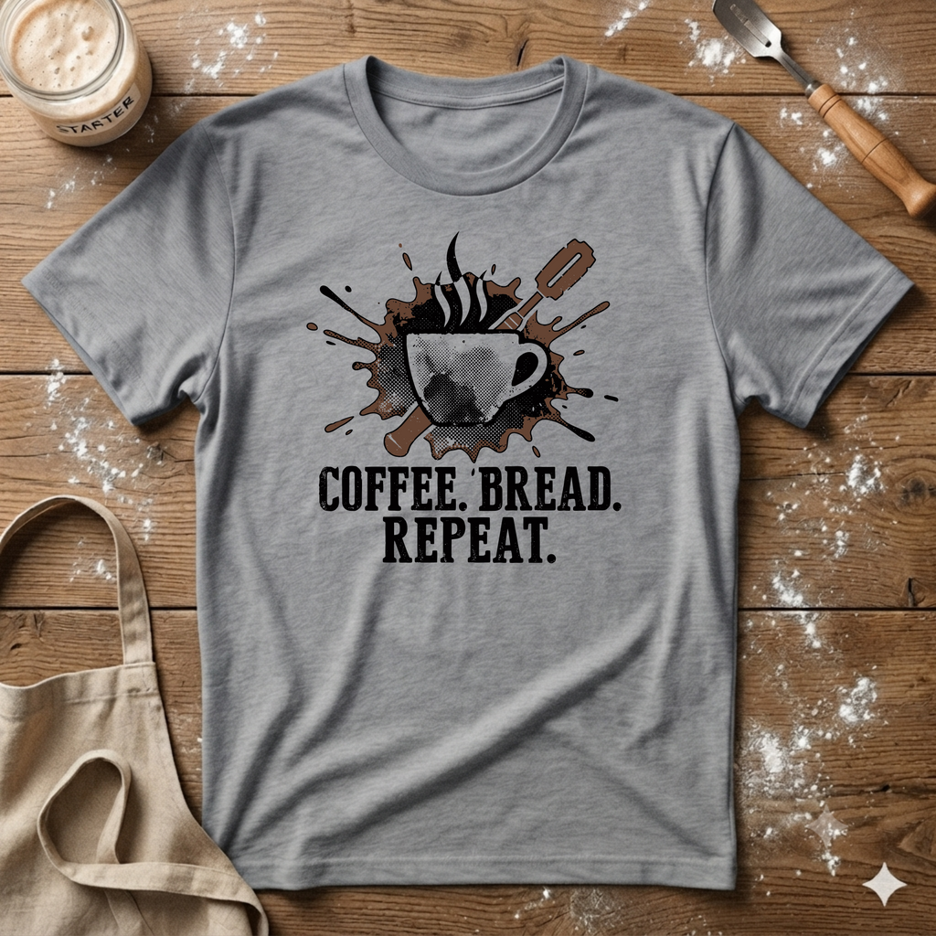 Coffee Bread Repeat Cup T-Shirt