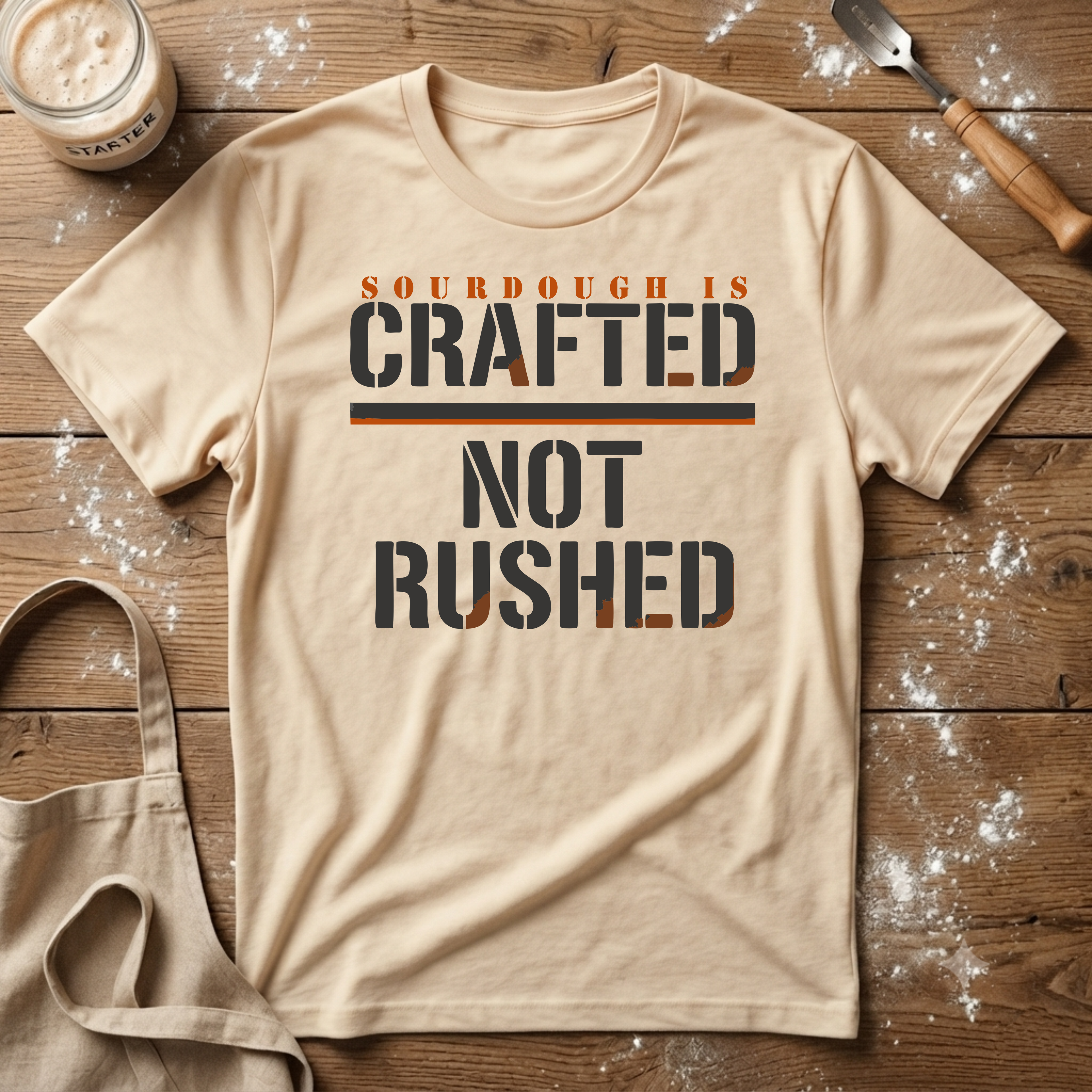 Crafted not RushedT-Shirt