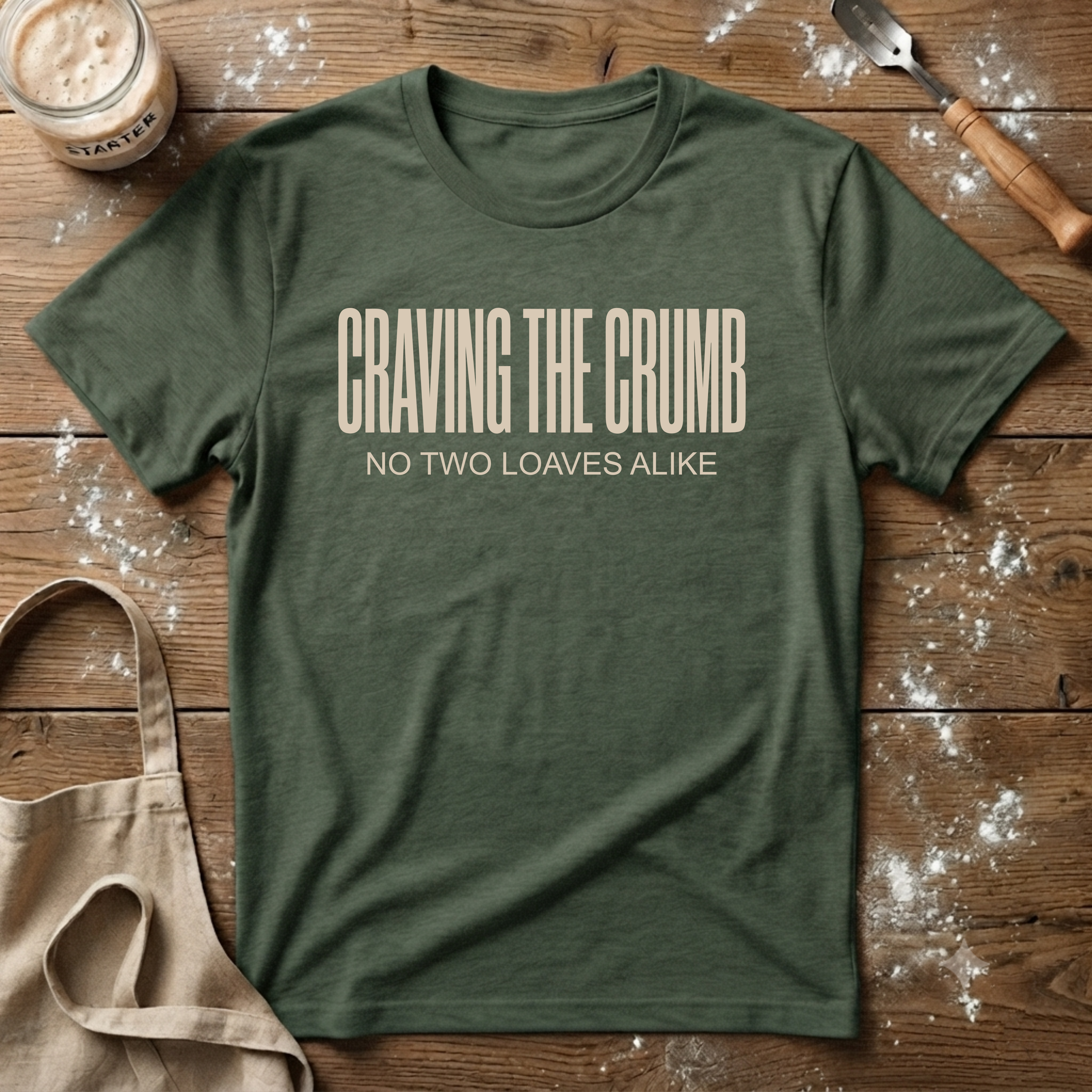 Craving the Crumb Two Loaves T-Shirt