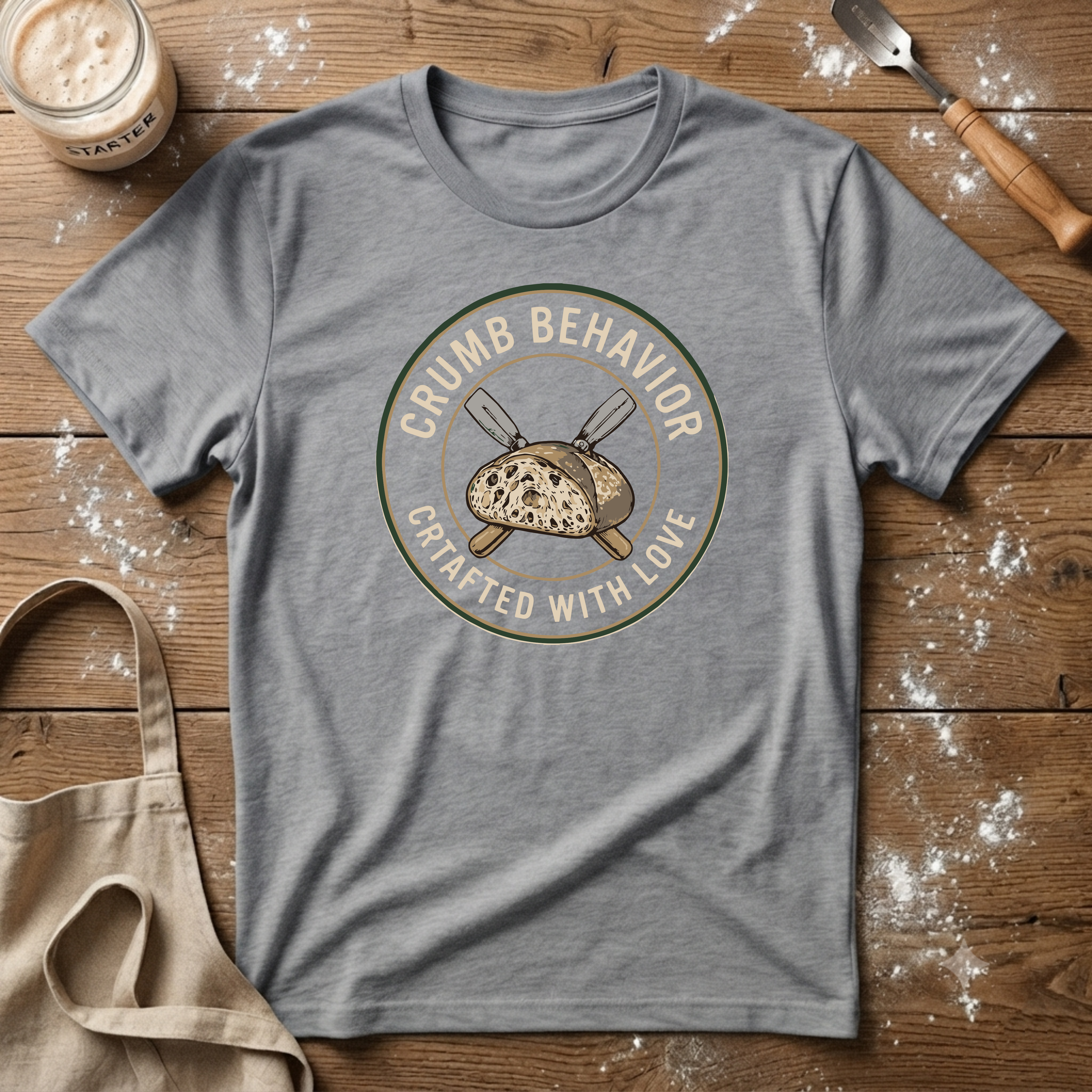 Crumb Behavior with Love T-Shirt