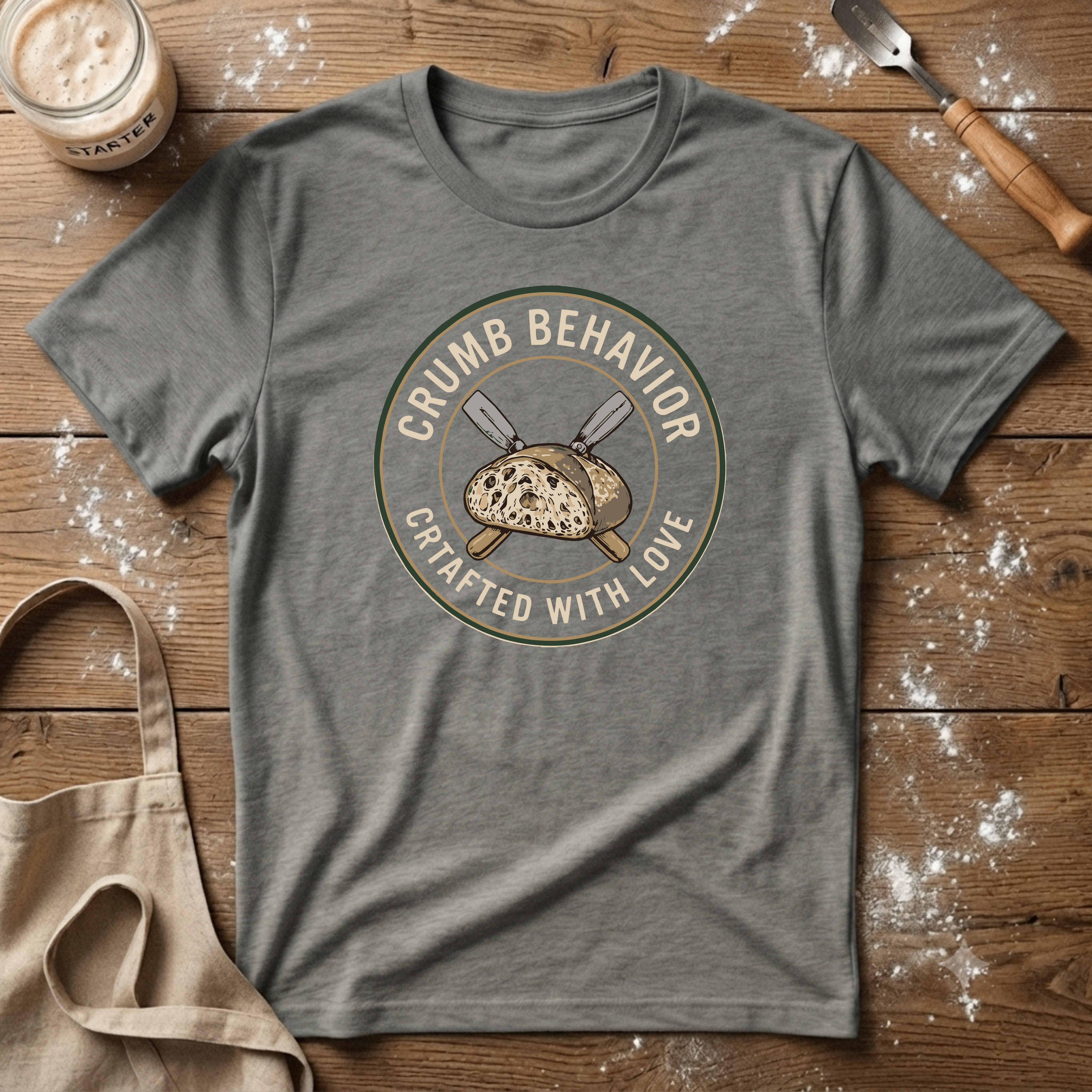 Crumb Behavior with Love T-Shirt