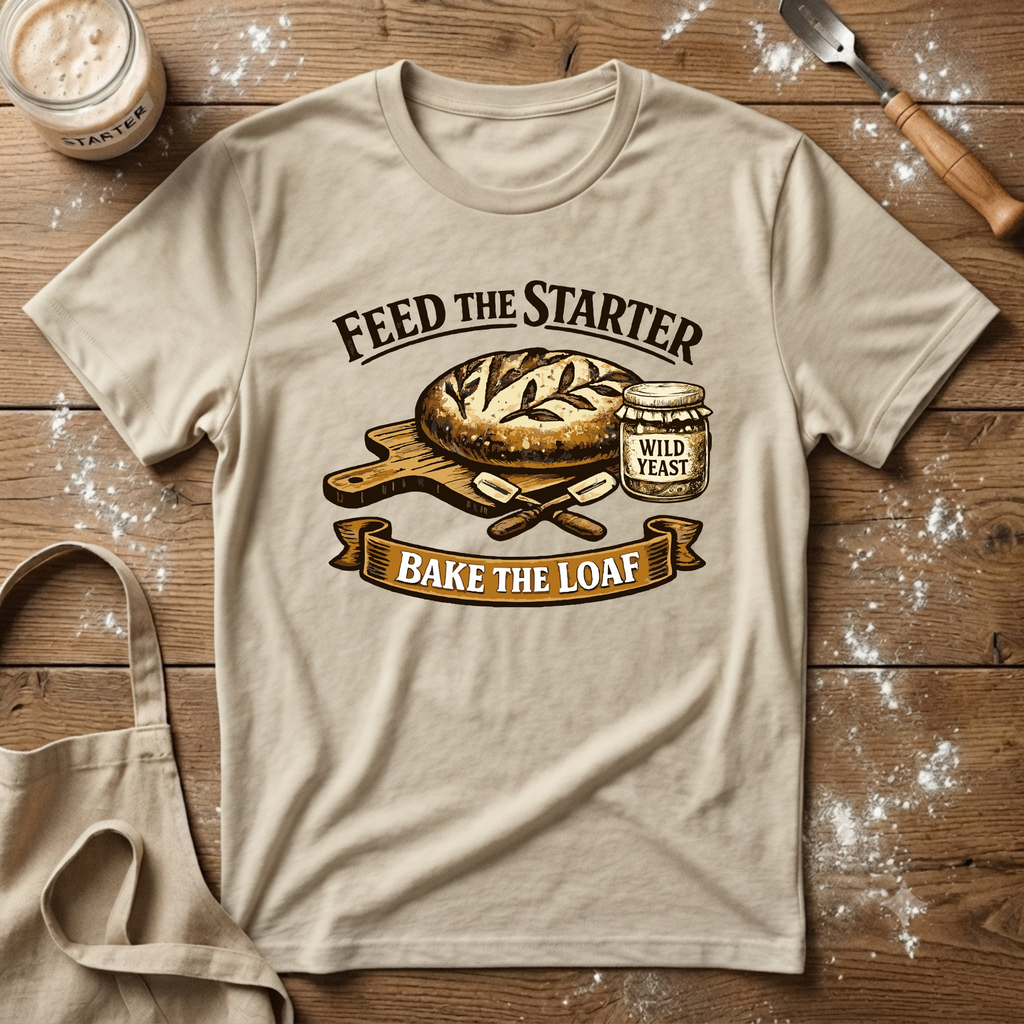 Feed the Starter Bake the Loaf T-Shirt