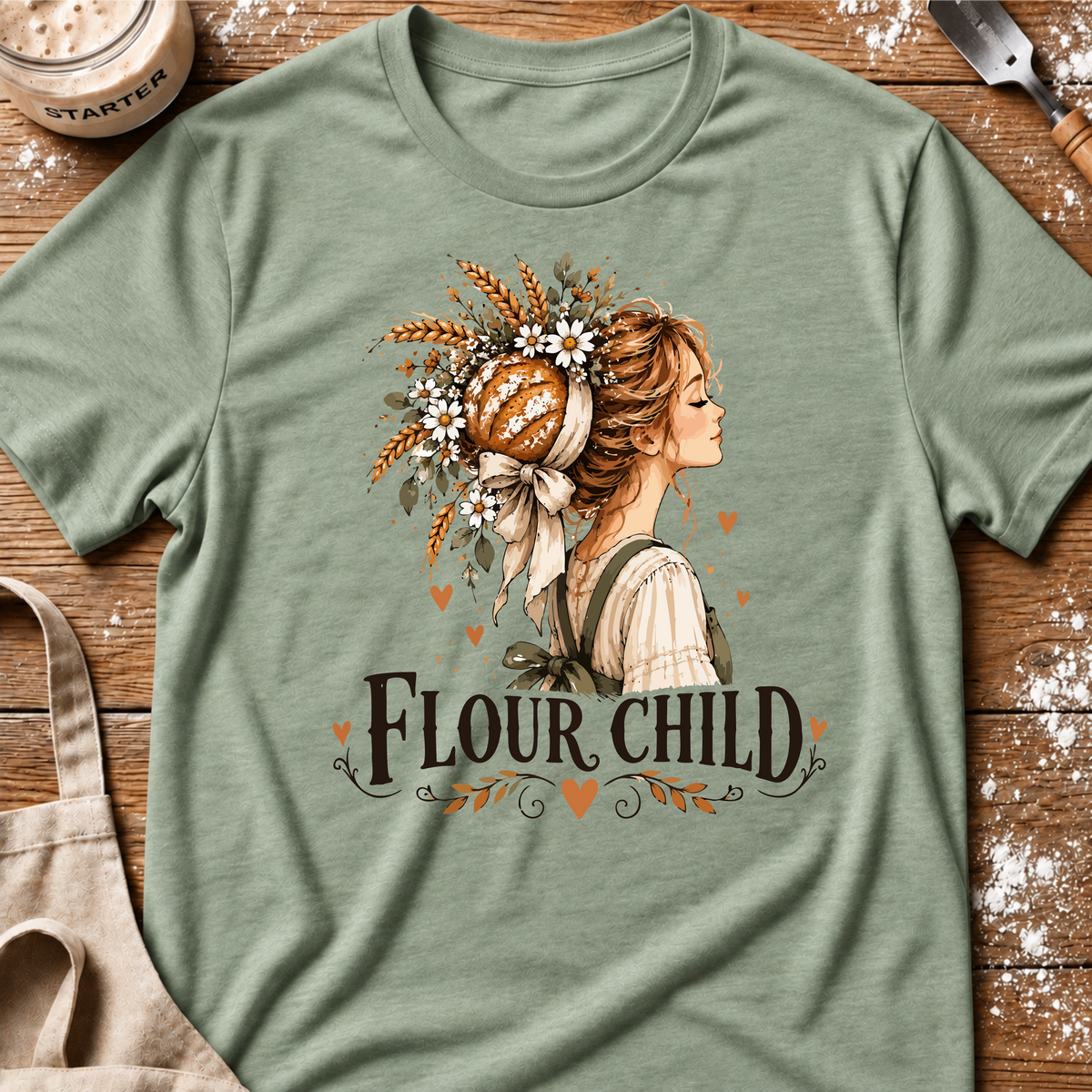 Flour Child Crown T-Shirt