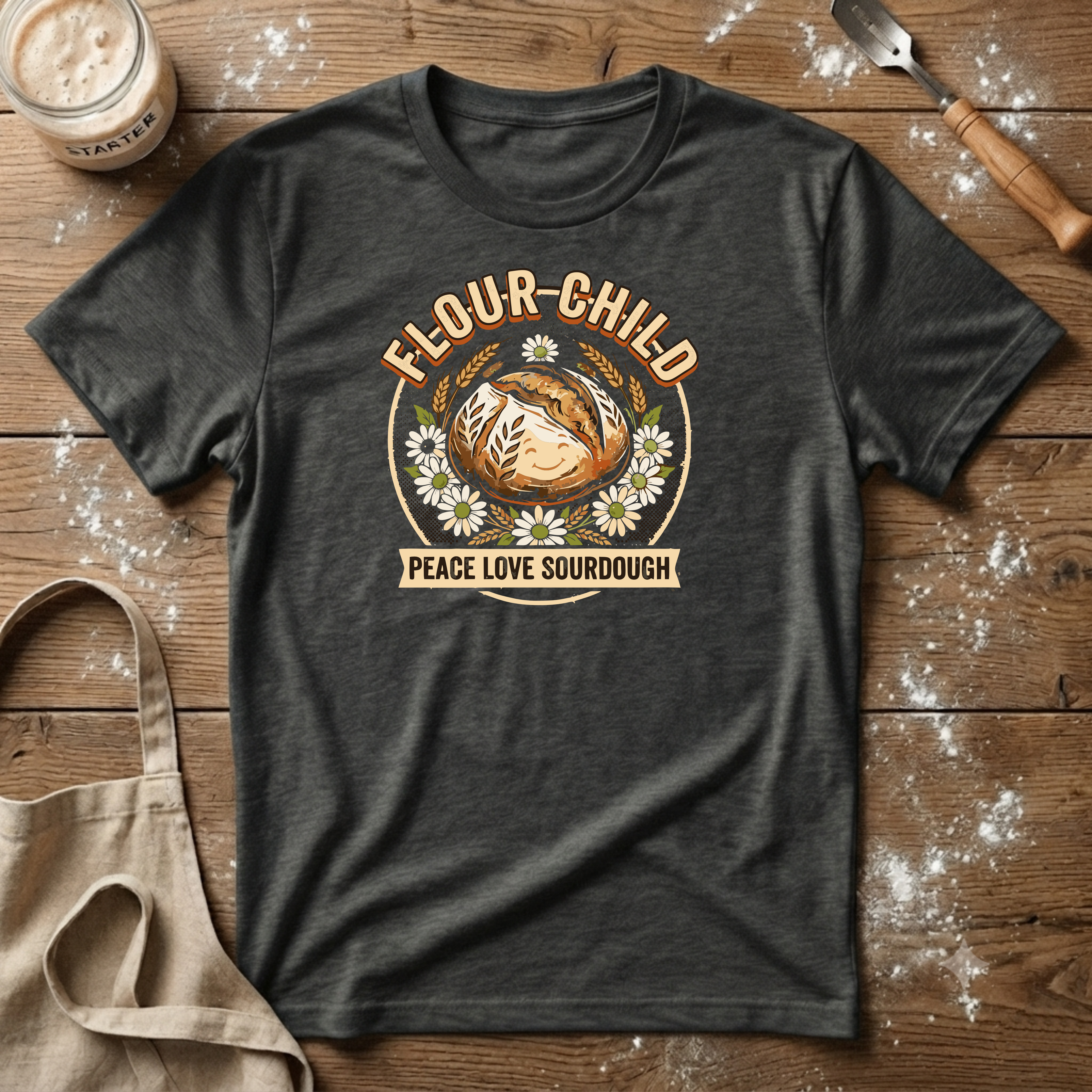 Flour Child Face T-Shirt