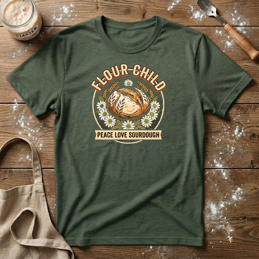 Flour Child Face T-Shirt