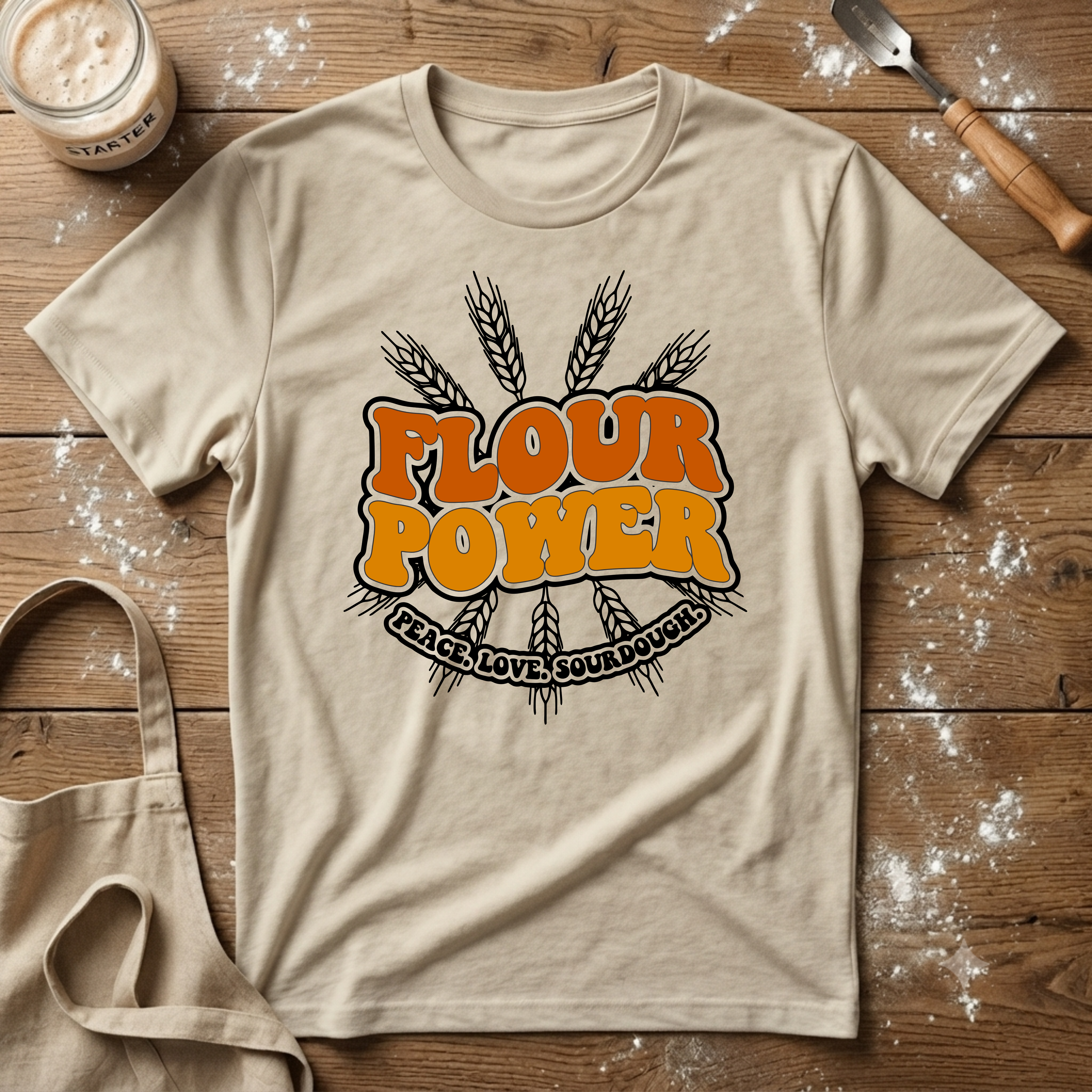 Flour Power 60's T-Shirt