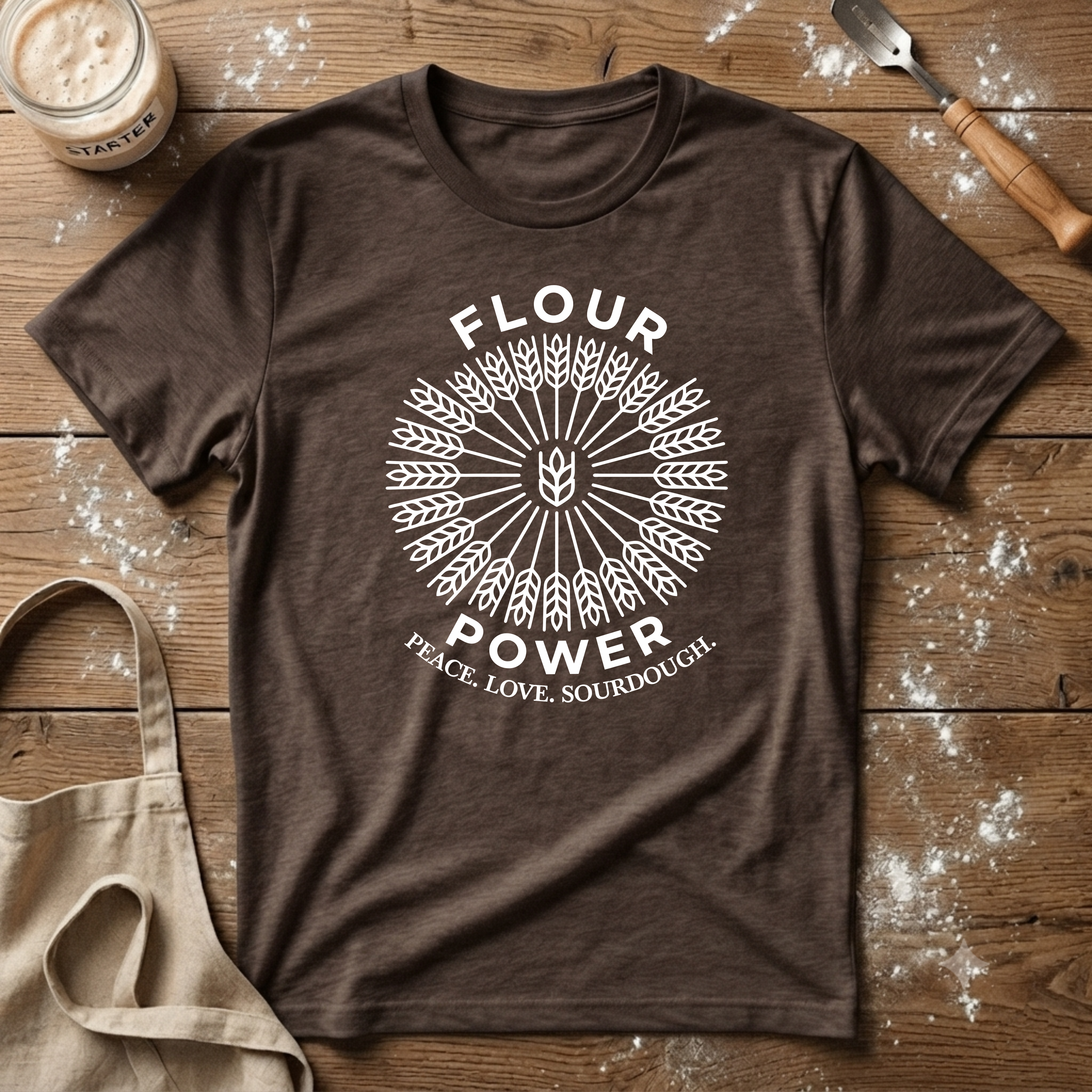 Flour Power Peace T-Shirt