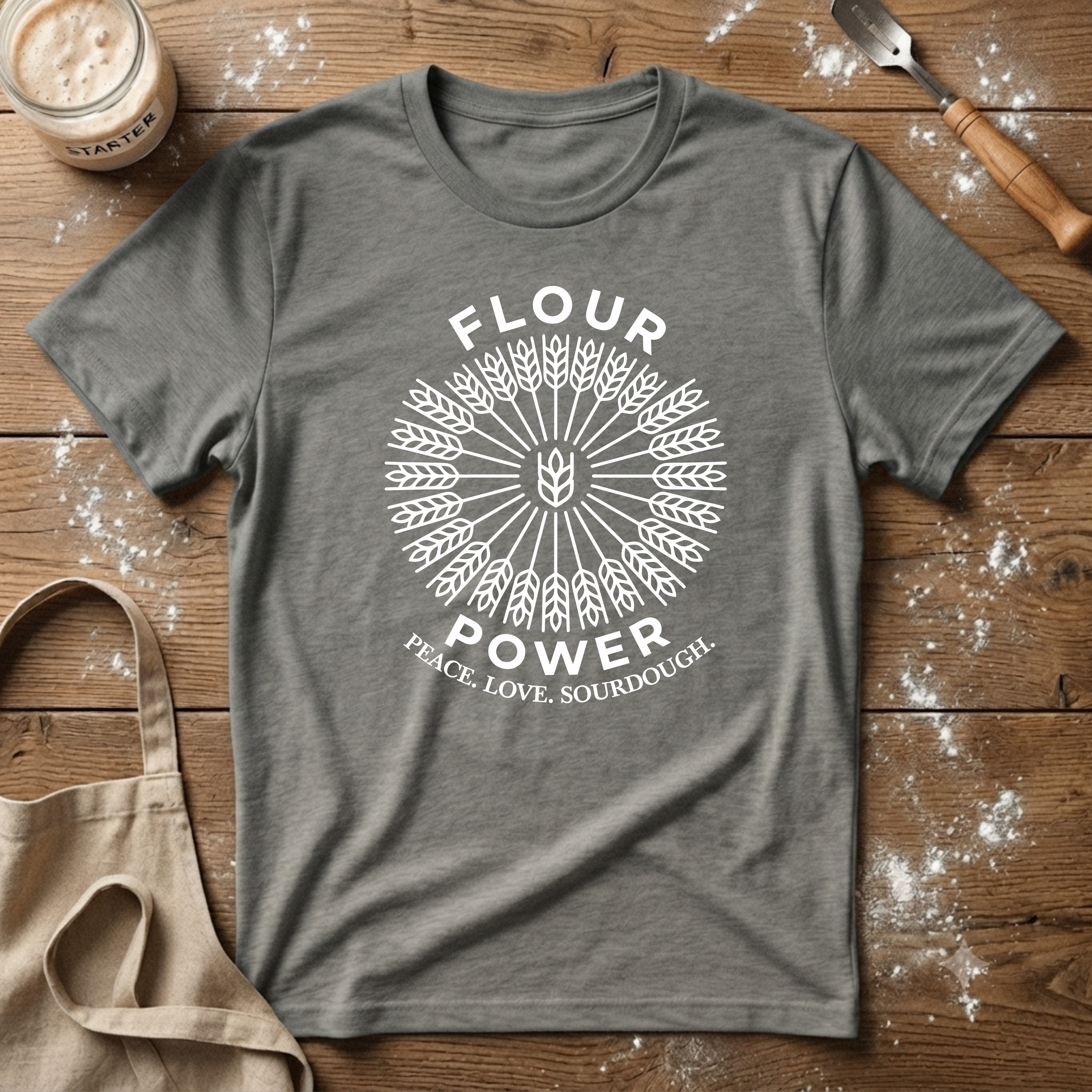 Flour Power Peace T-Shirt
