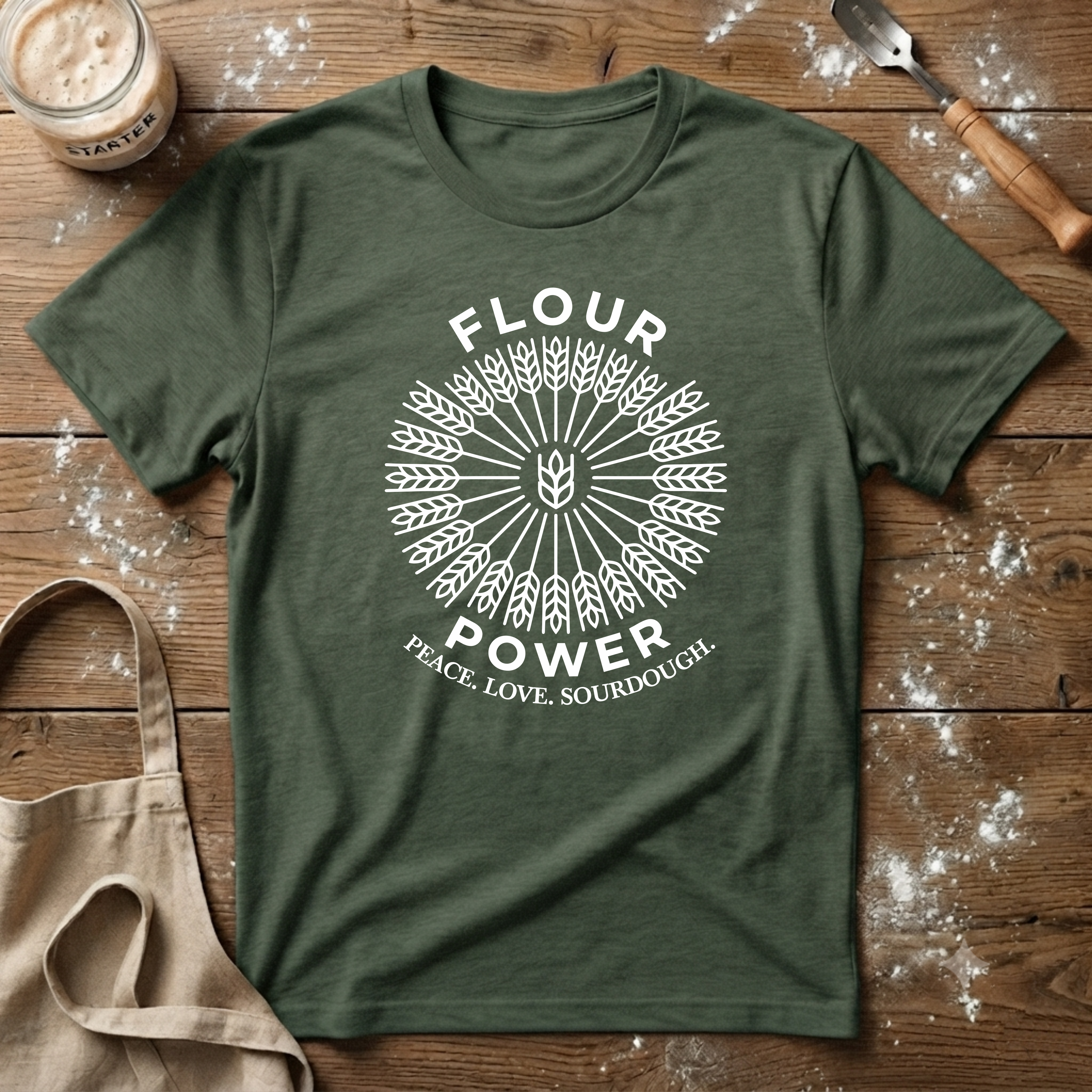 Flour Power Peace T-Shirt