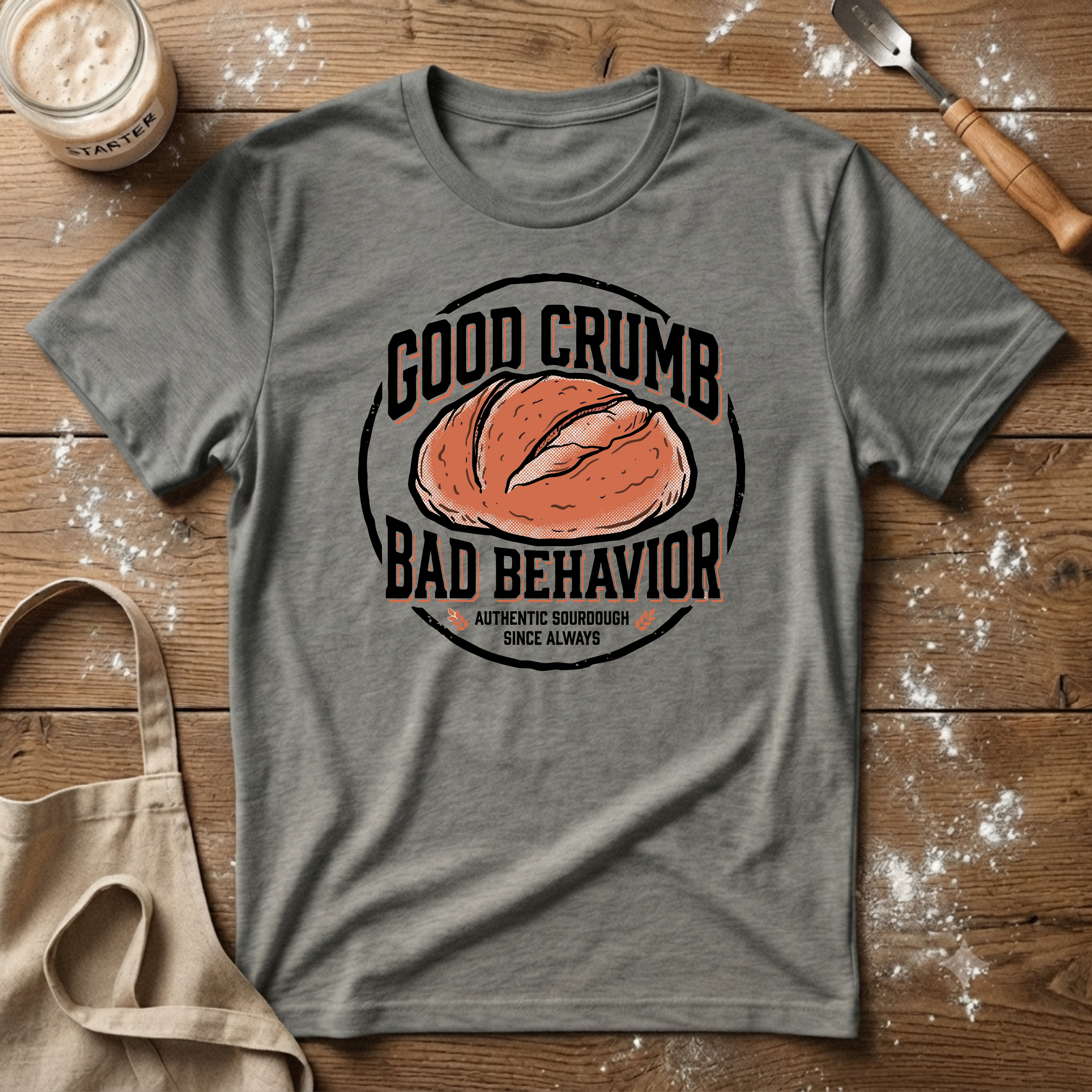 Good Crumb Bad Behavior Authentic T-Shirt