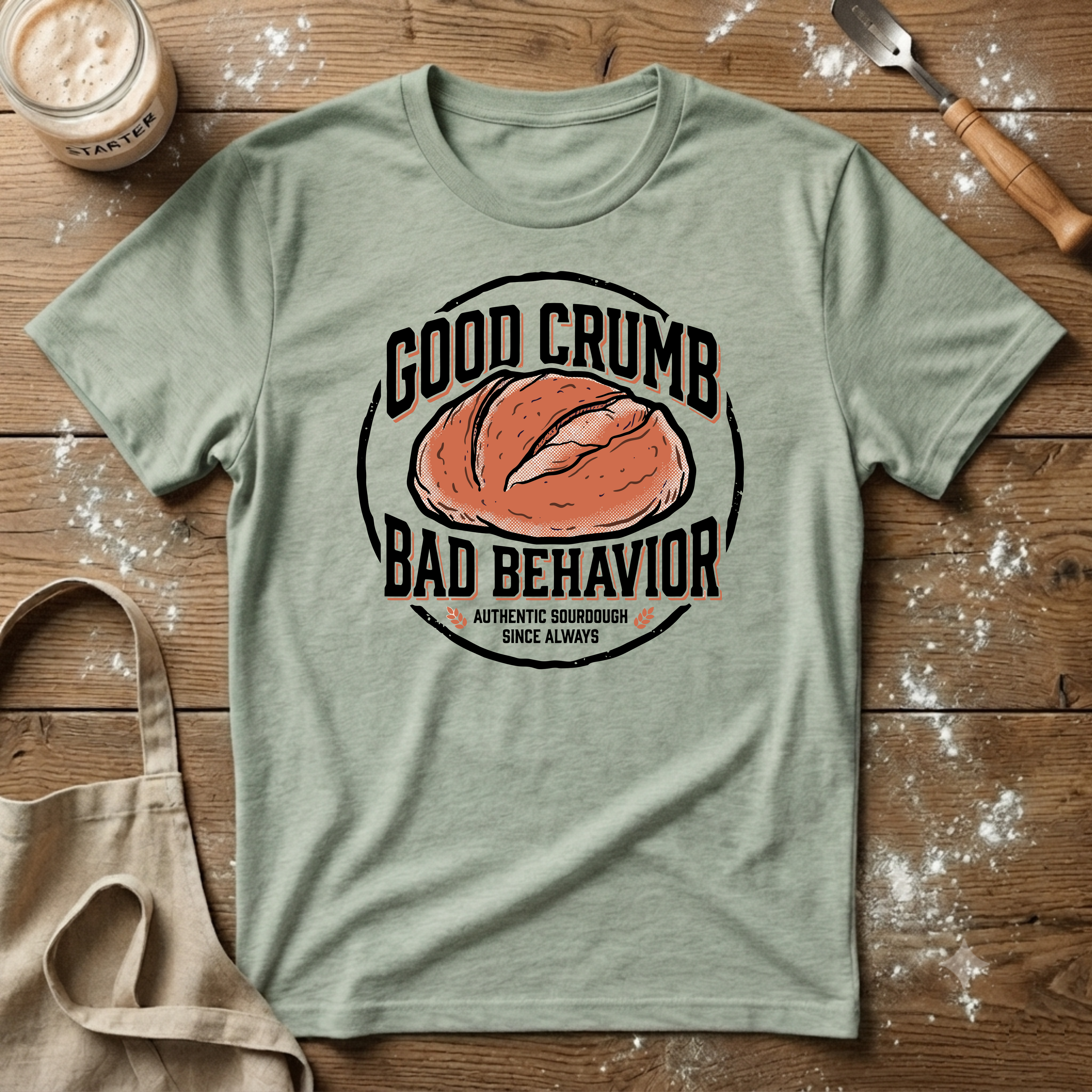 Good Crumb Bad Behavior Authentic T-Shirt