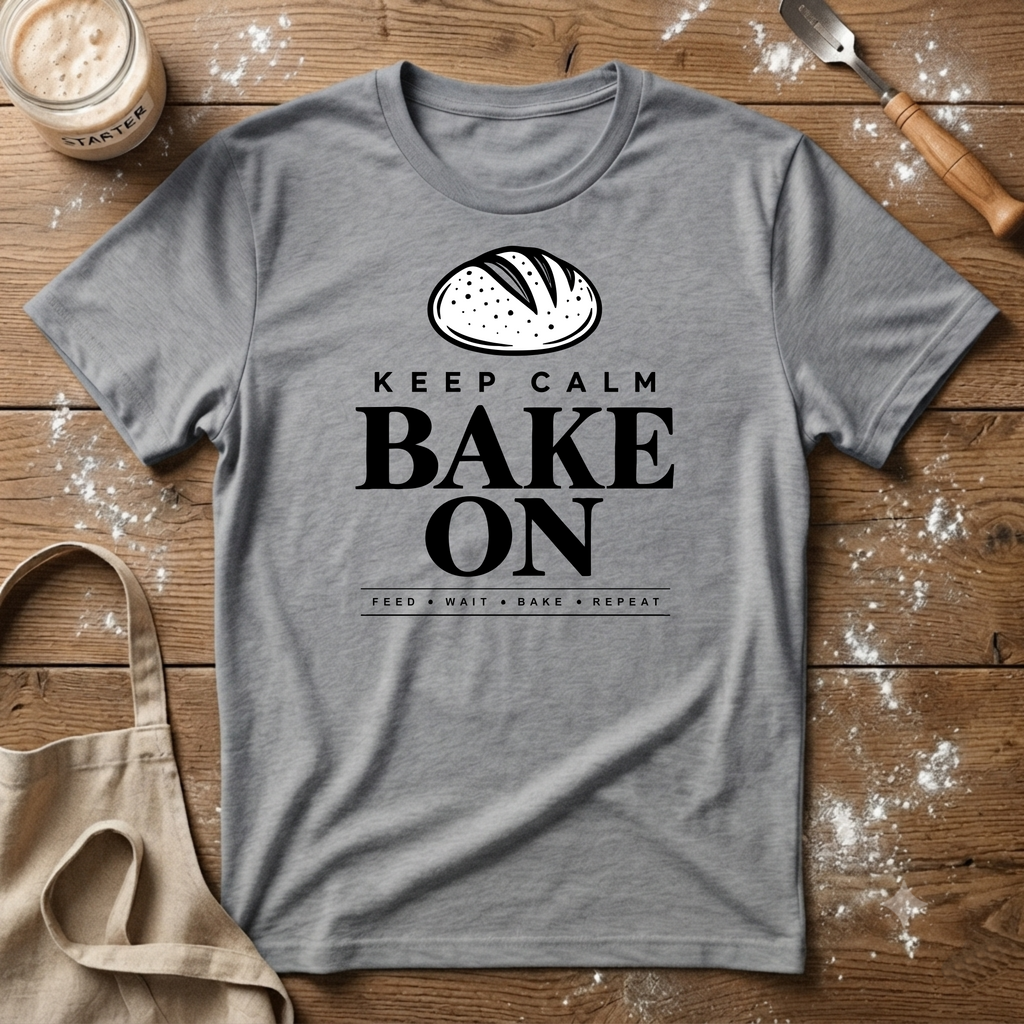 Keep Calm Bake On T-Shirt