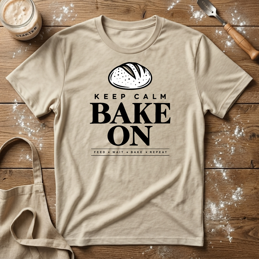 Keep Calm Bake On T-Shirt