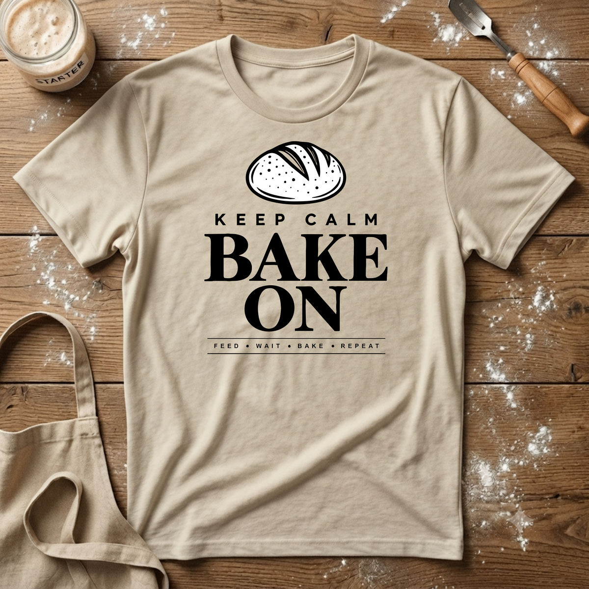 Keep Calm Bake On T-Shirt