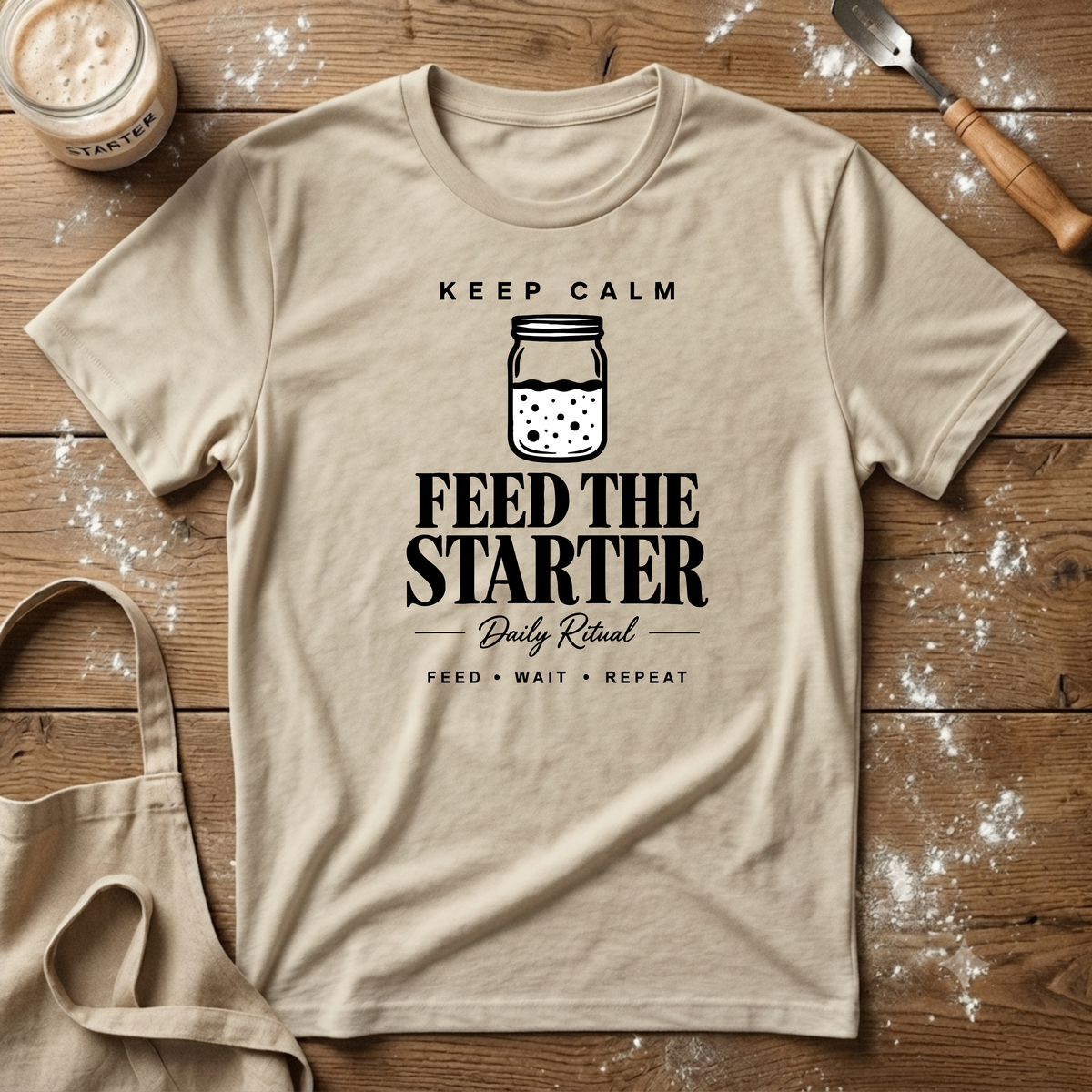 Keep Calm Feed the Starter T-Shirt