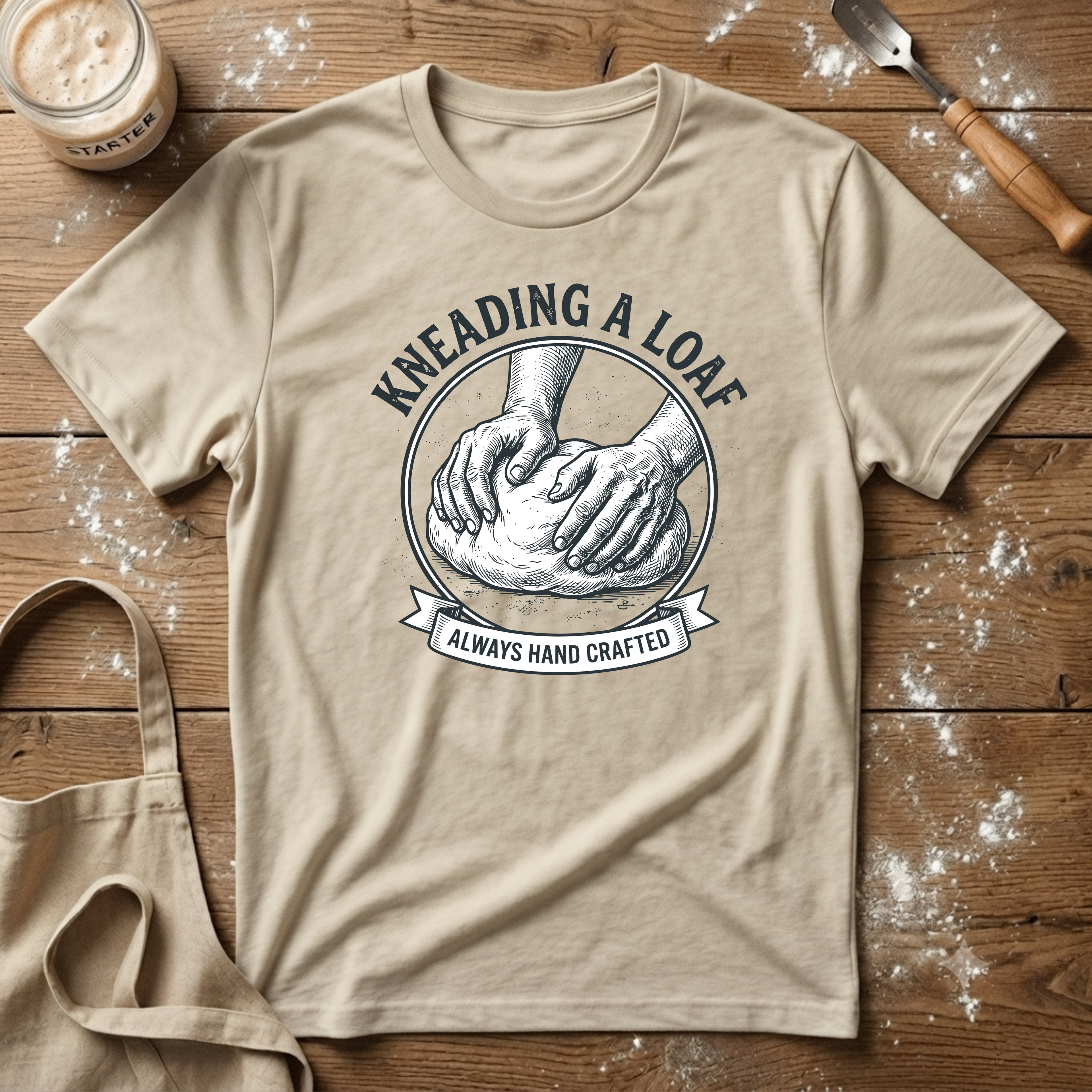 Kneading a loaf T-Shirt