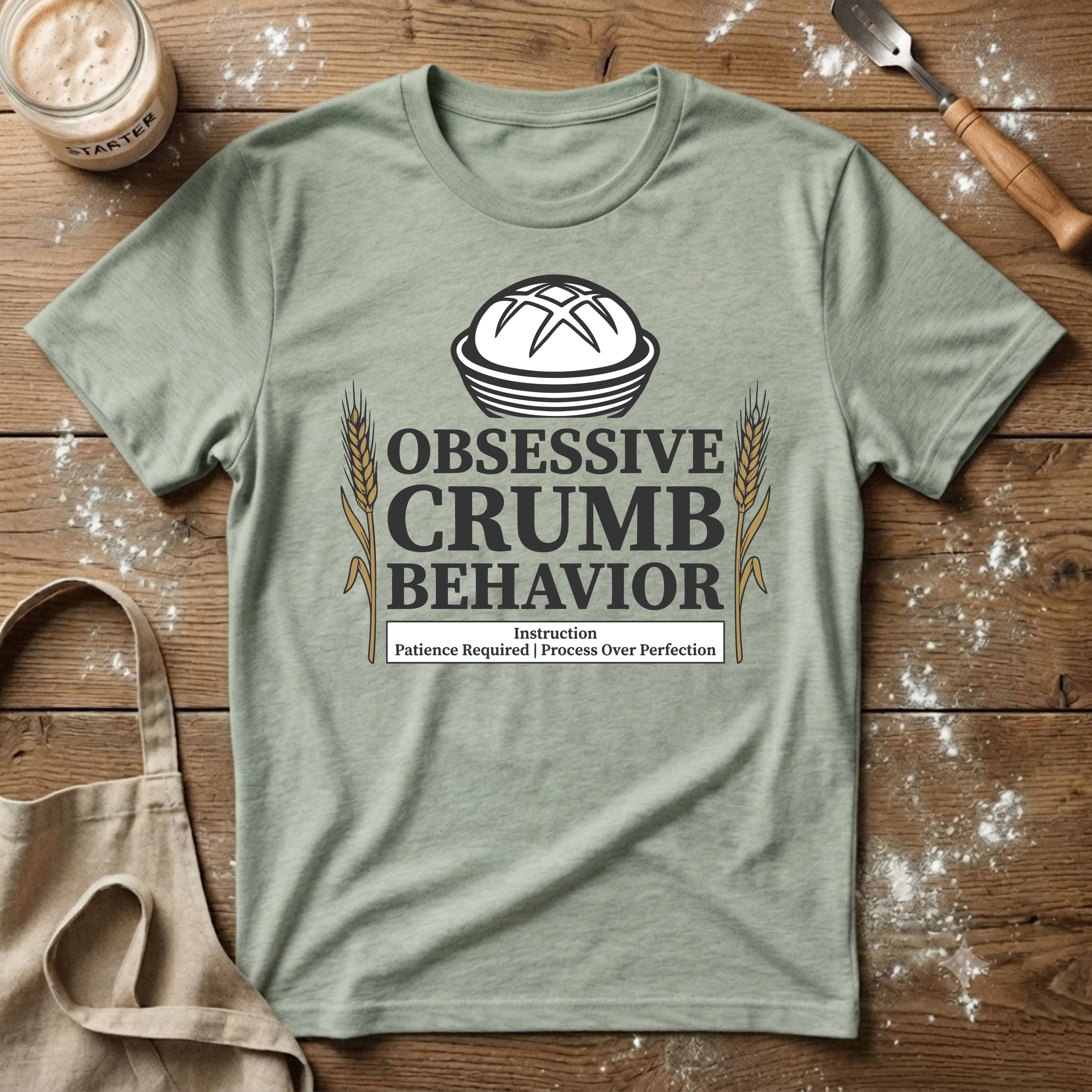 Obsessive Crumb Behavior Instructions T-Shirt