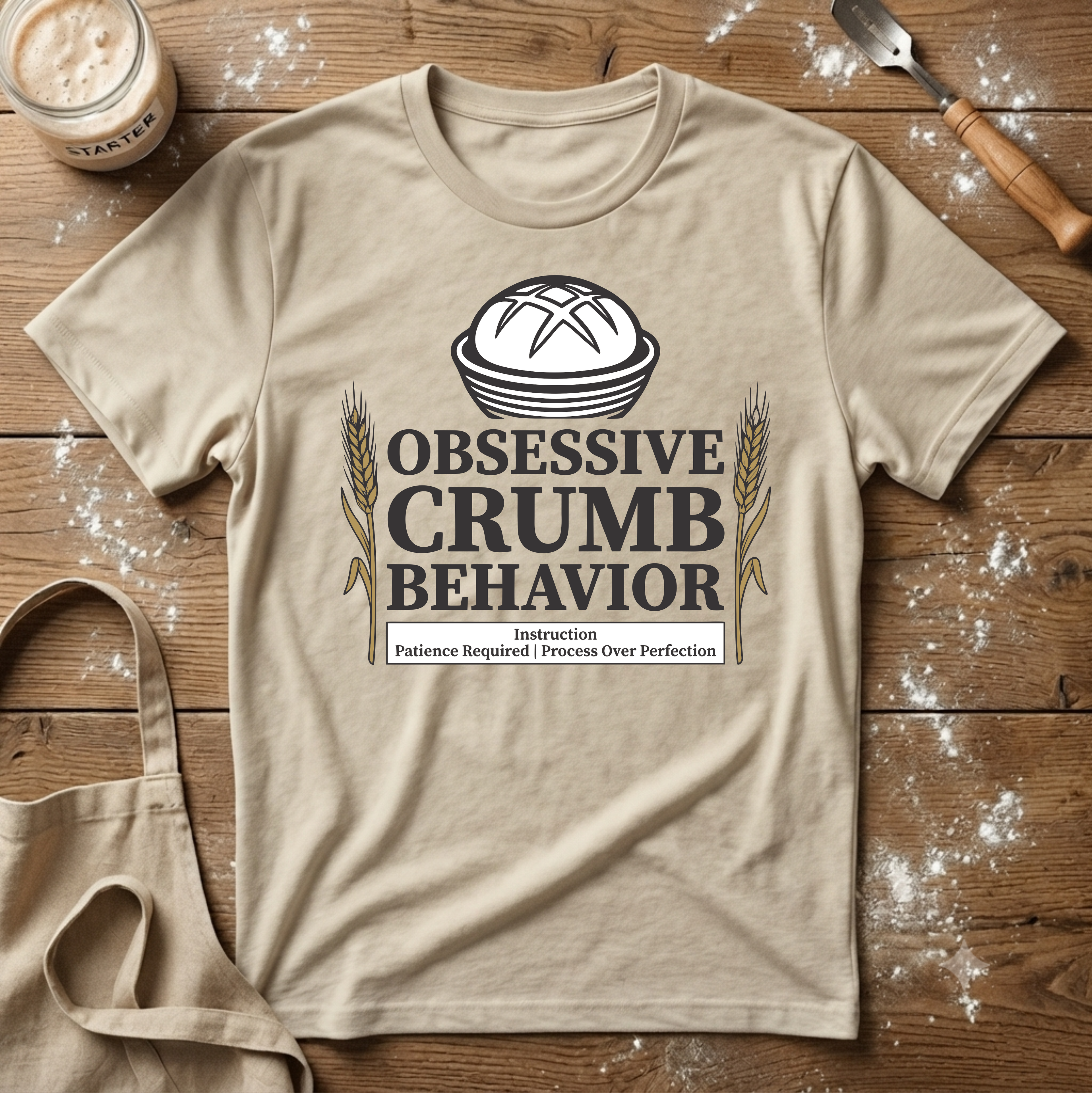 Obsessive Crumb Behavior Instructions T-Shirt