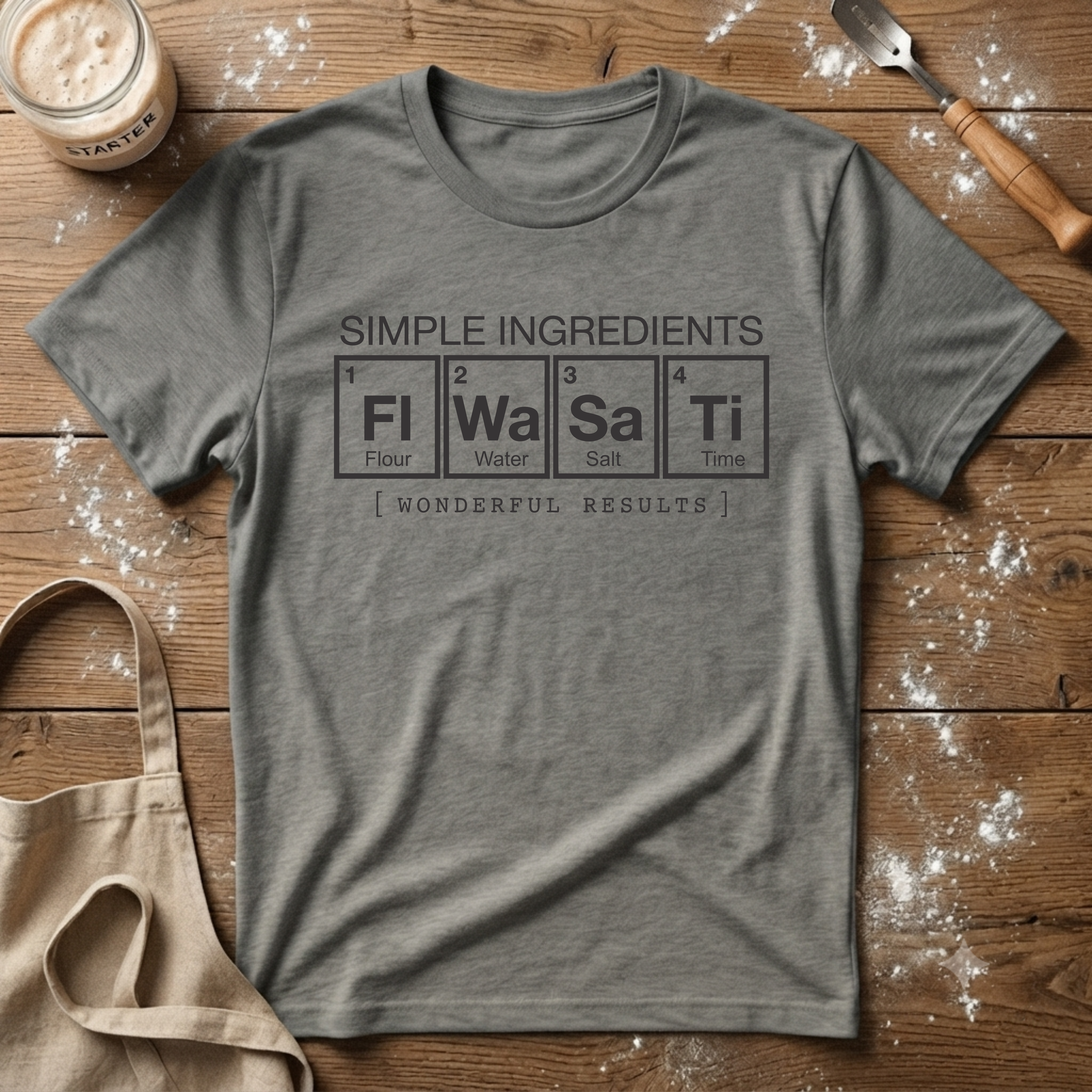 Simple Ingredients Table T-Shirt