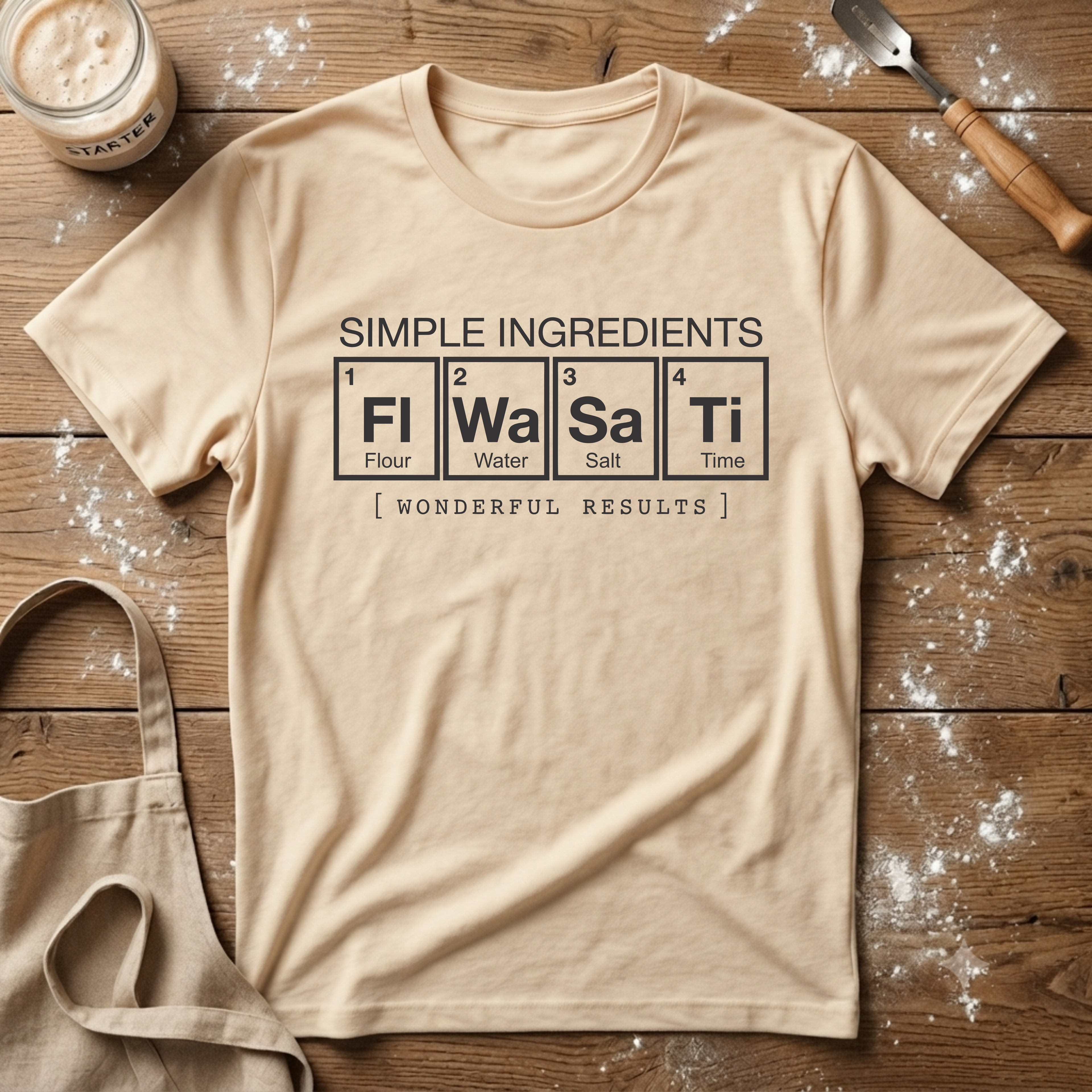 Simple Ingredients Table T-Shirt