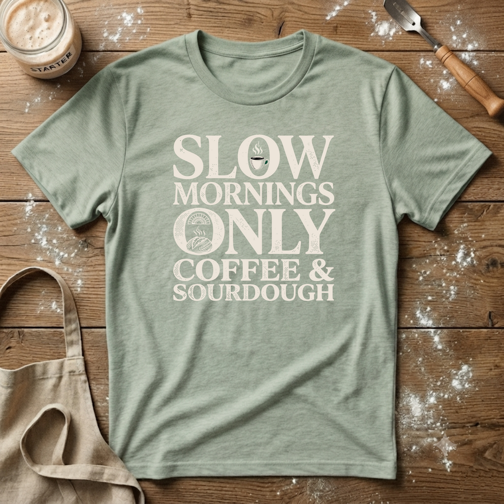 Slow Mornings Only T-Shirt