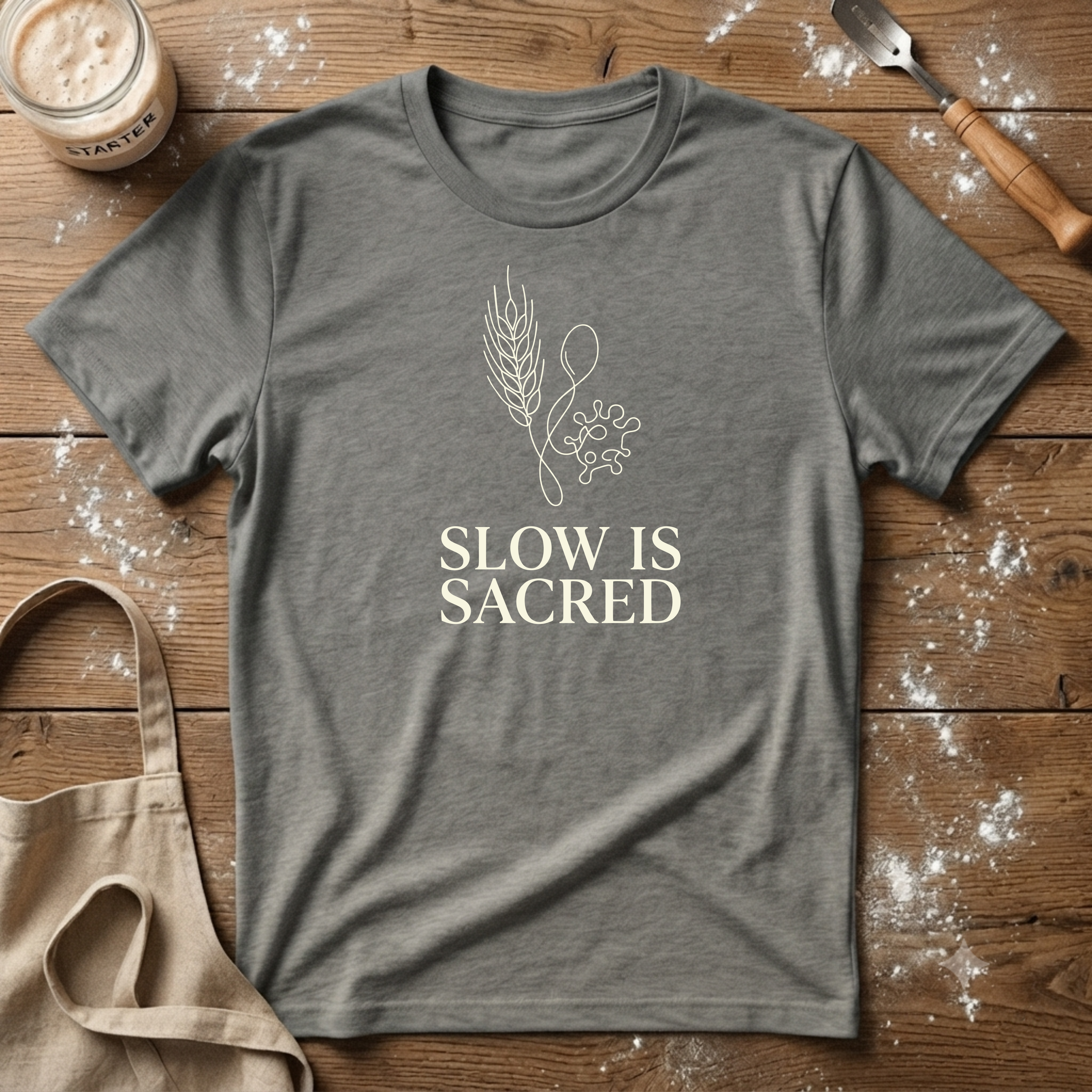Slow is Sacred Wheat T-Shirt