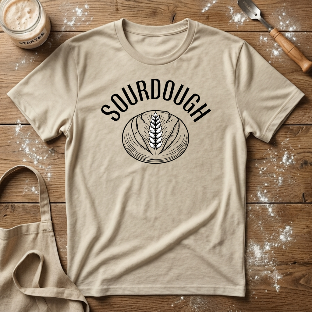 Sourdough Loaf Line T-Shirt