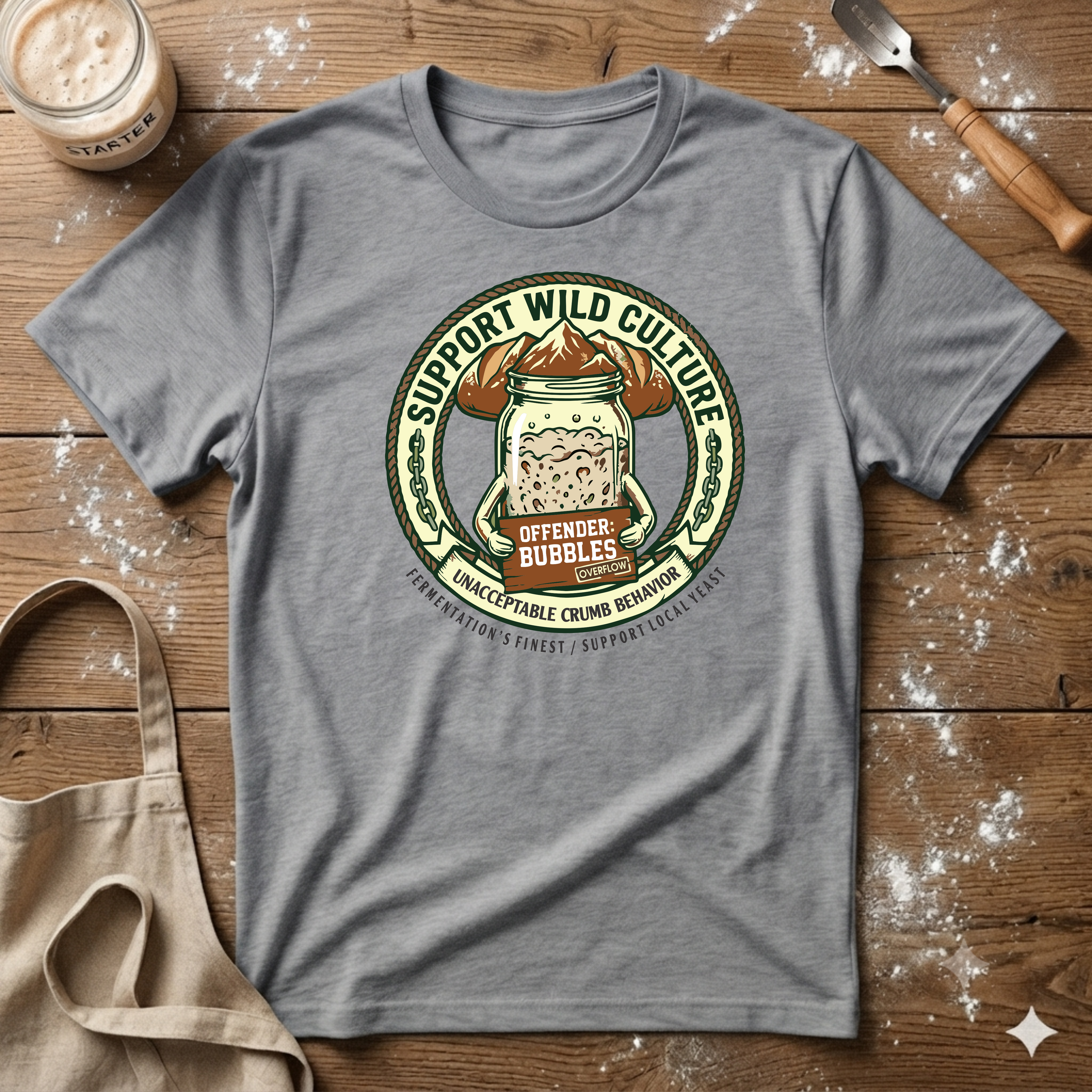 Support Wild Culture Mountain T-Shirt