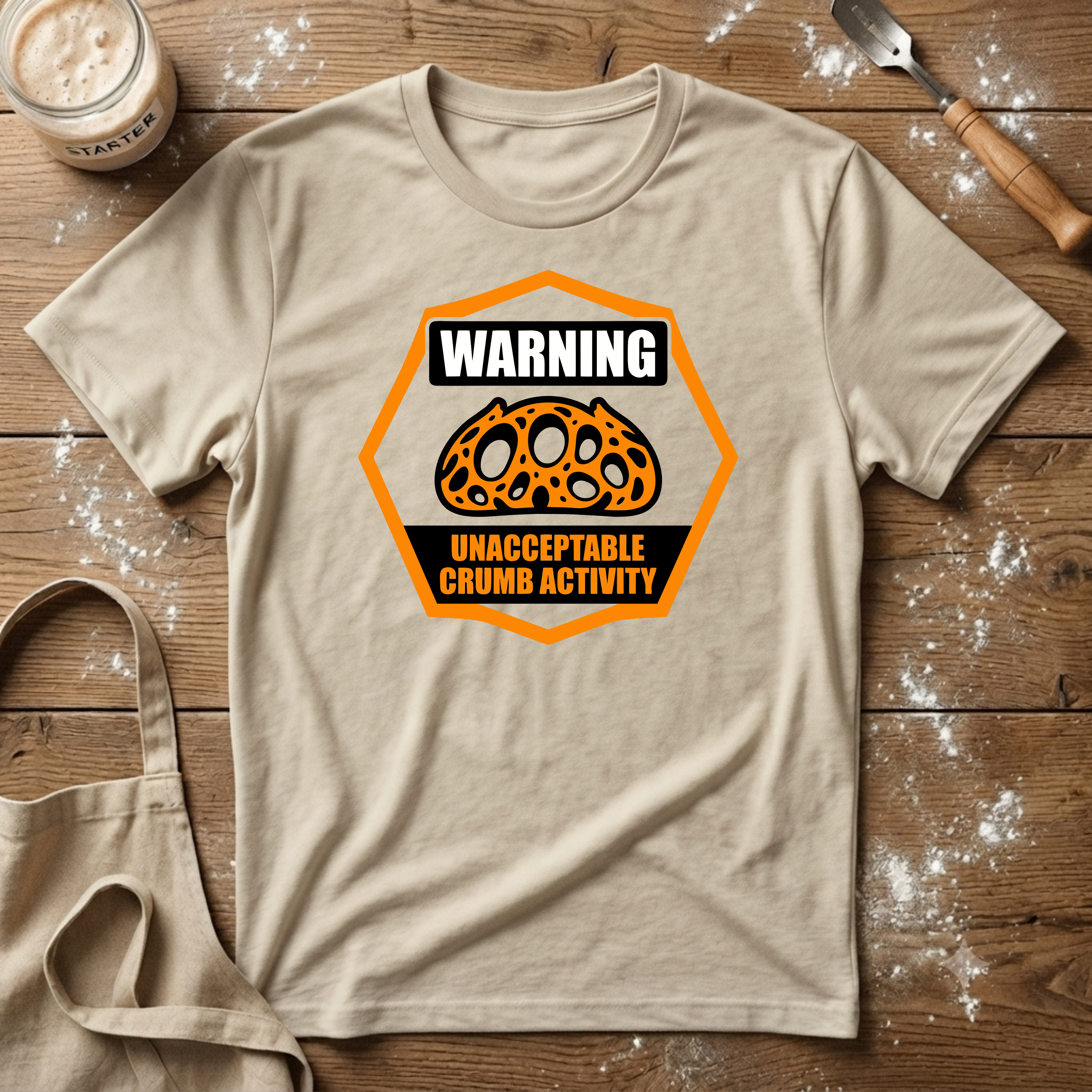 Unacceptable Crumb Activity Warning T-Shirt