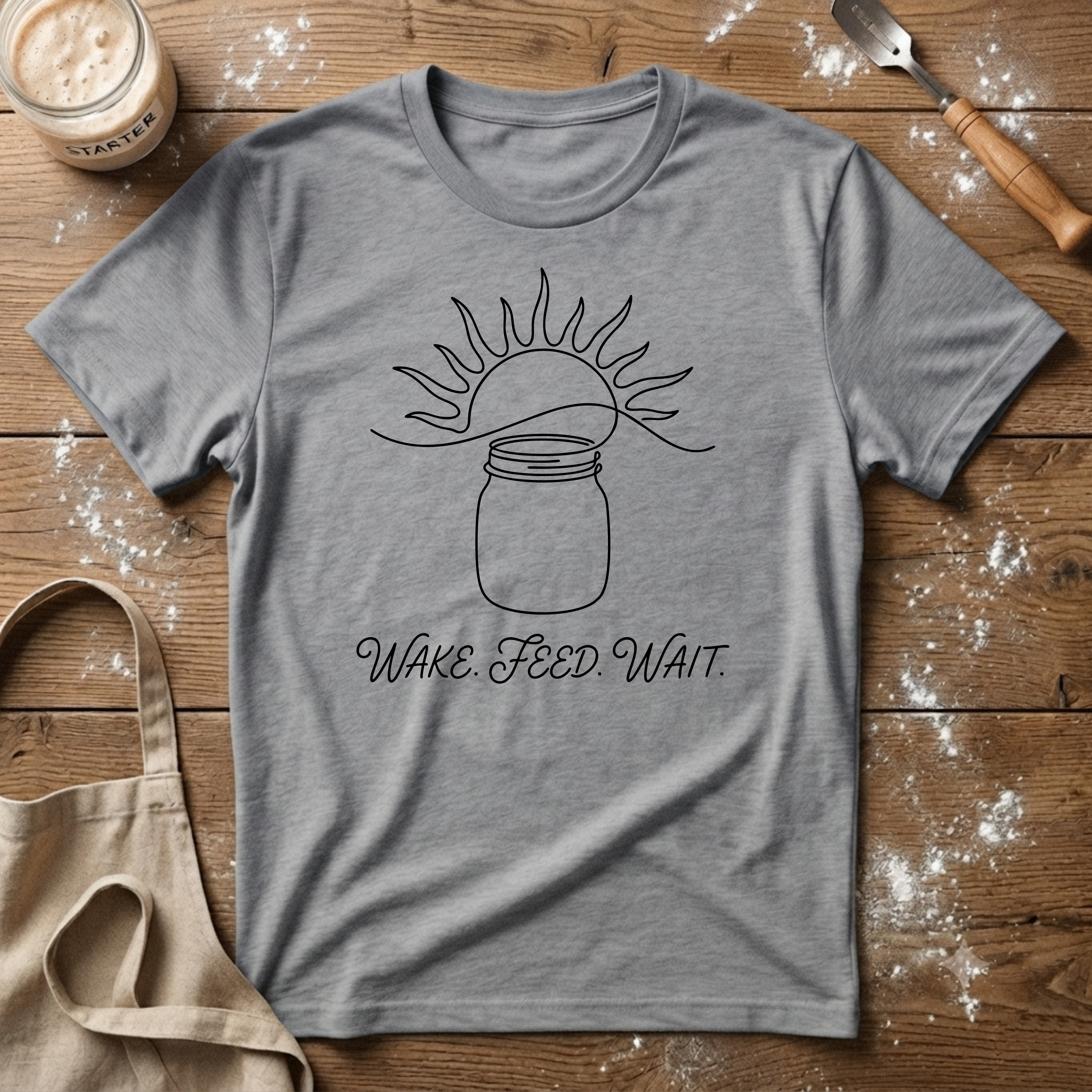 Wake Feed Wait Line T-Shirt